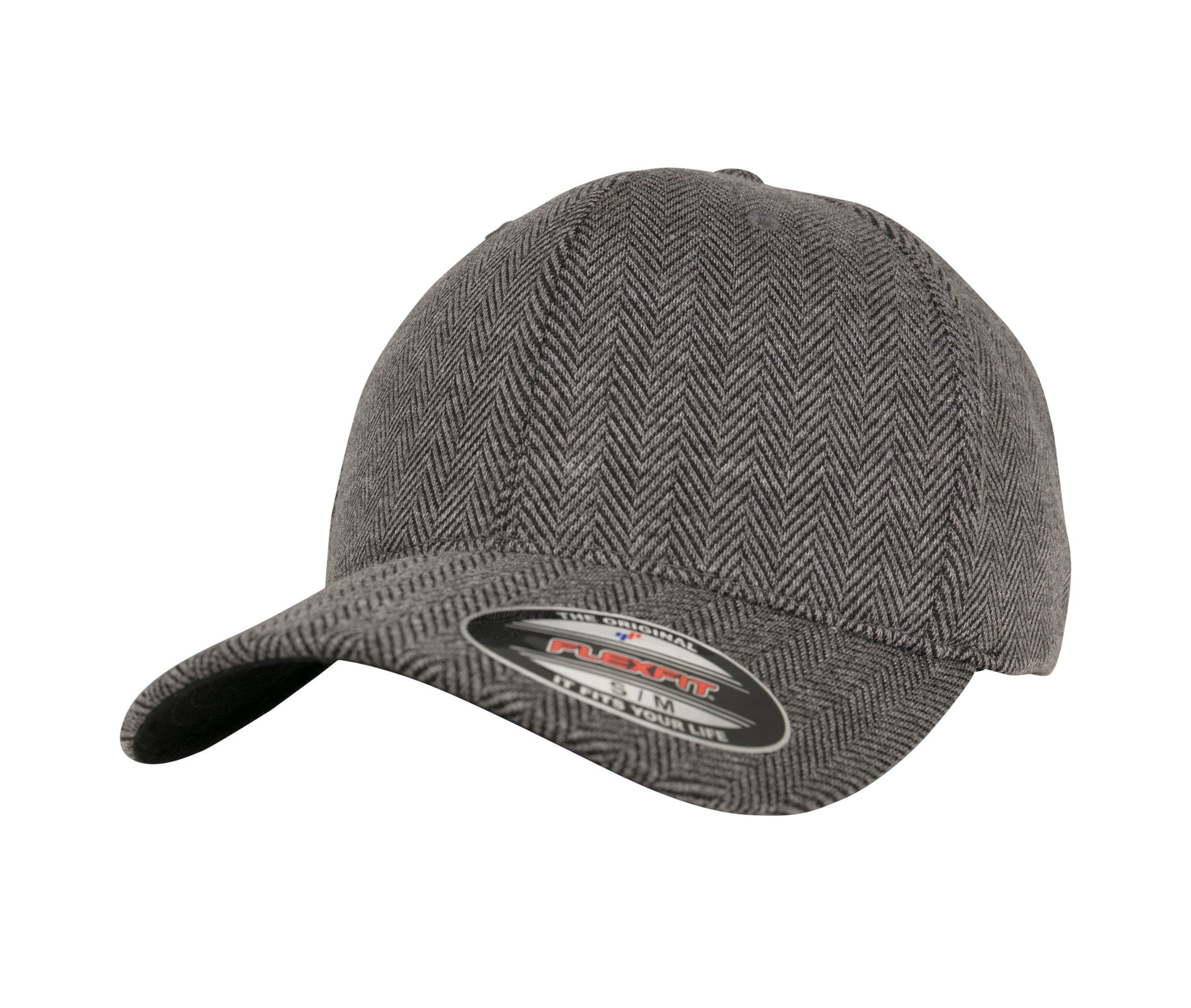 Casquette Motif Chevrons - Black/heather Grey