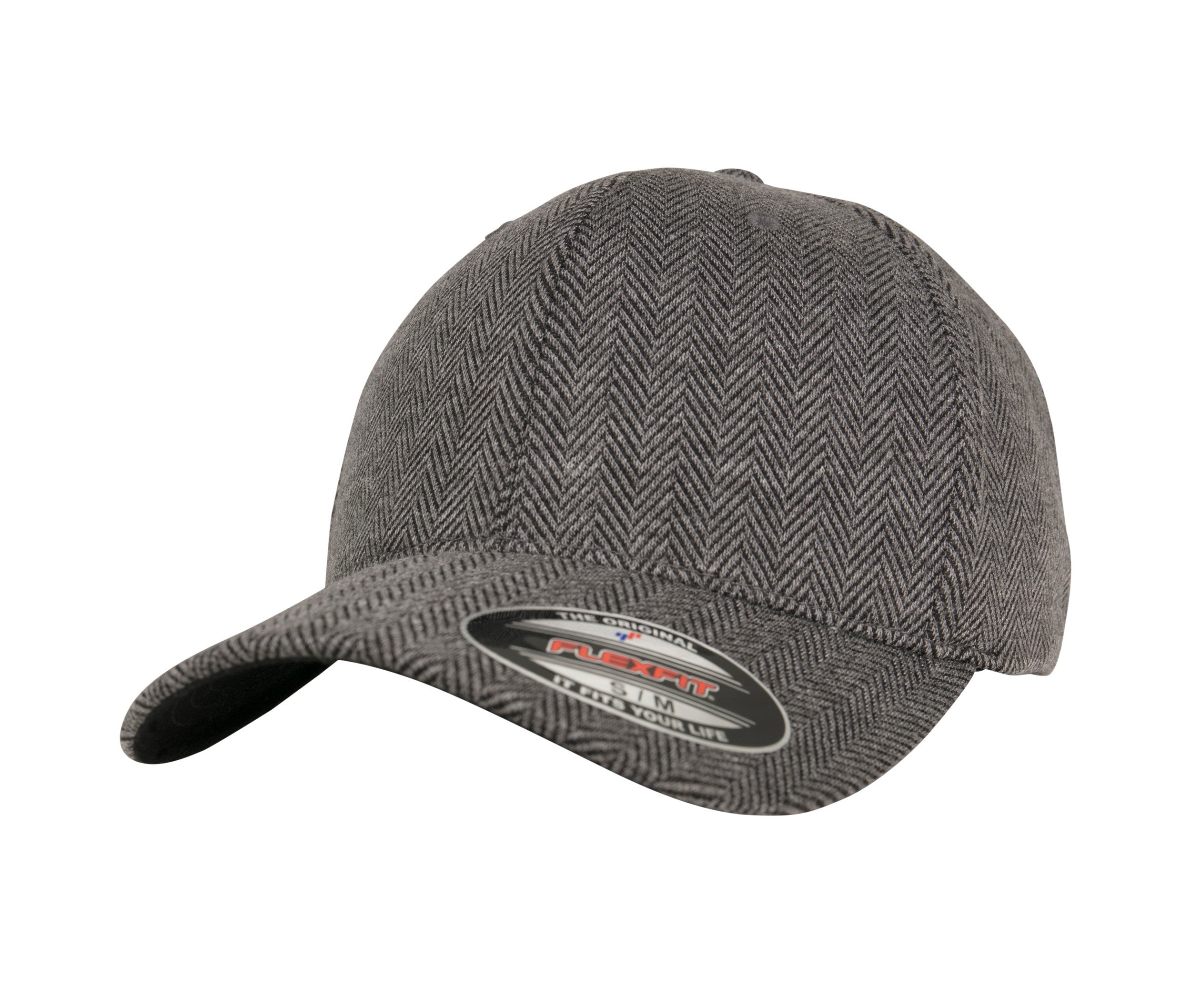 Casquette Motif Chevrons - Black/heather Grey