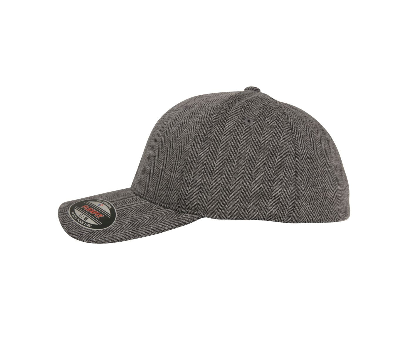 Casquette Motif Chevrons - Black/heather Grey