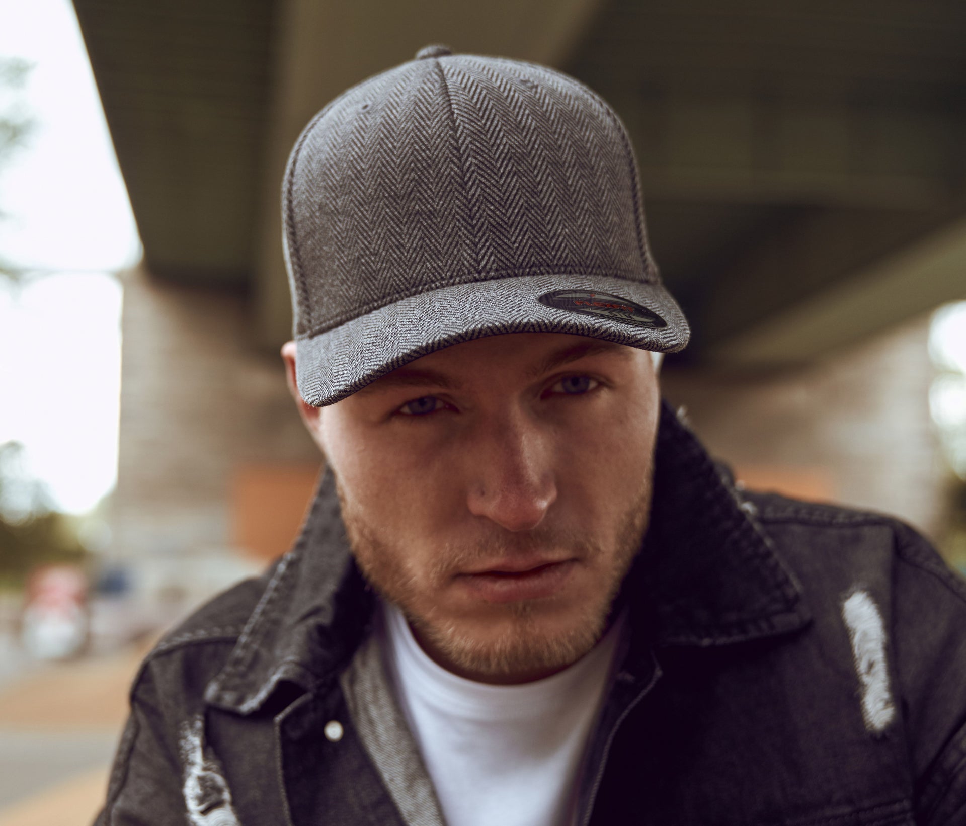 Casquette motif chevrons