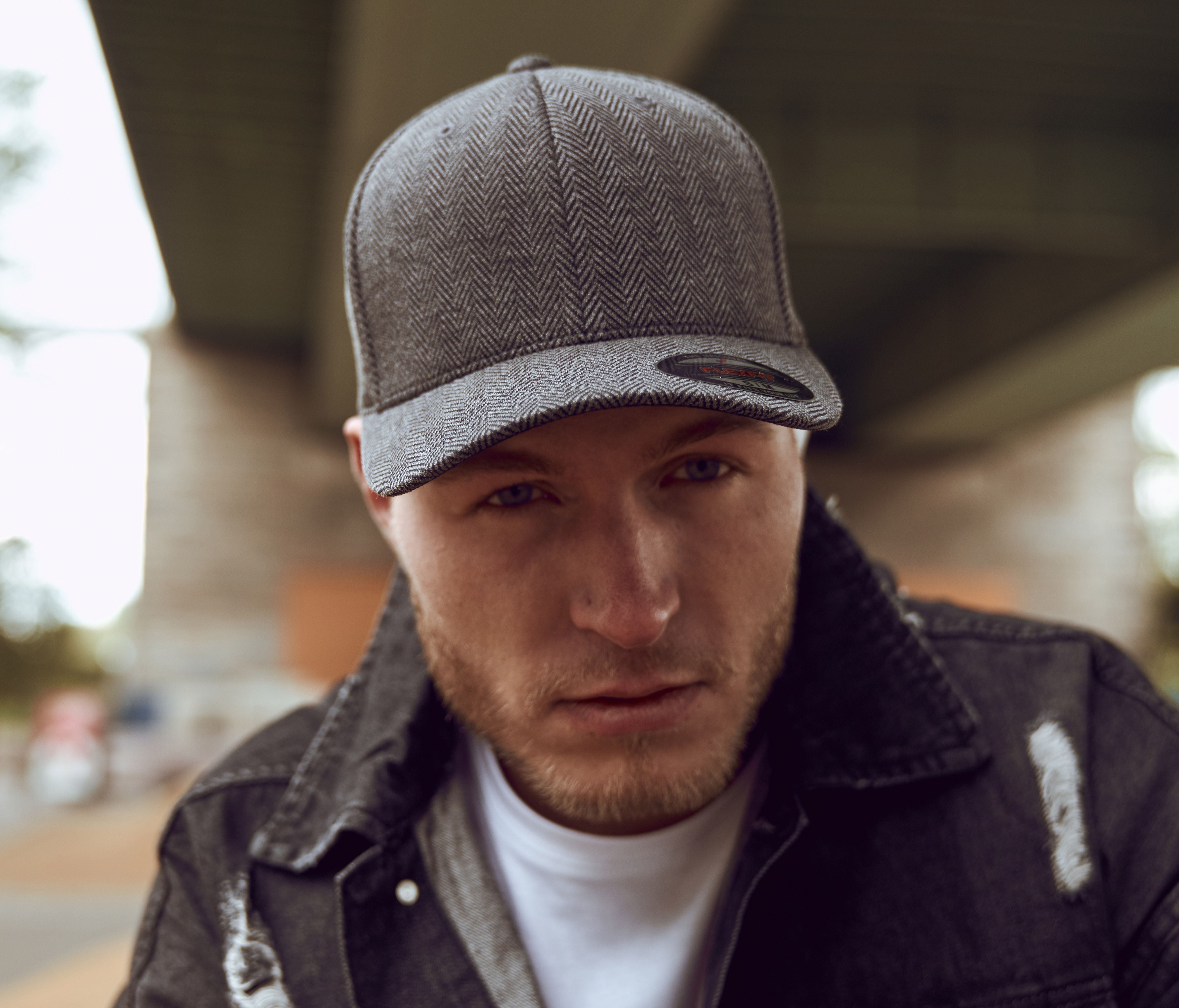 Casquette motif chevrons
