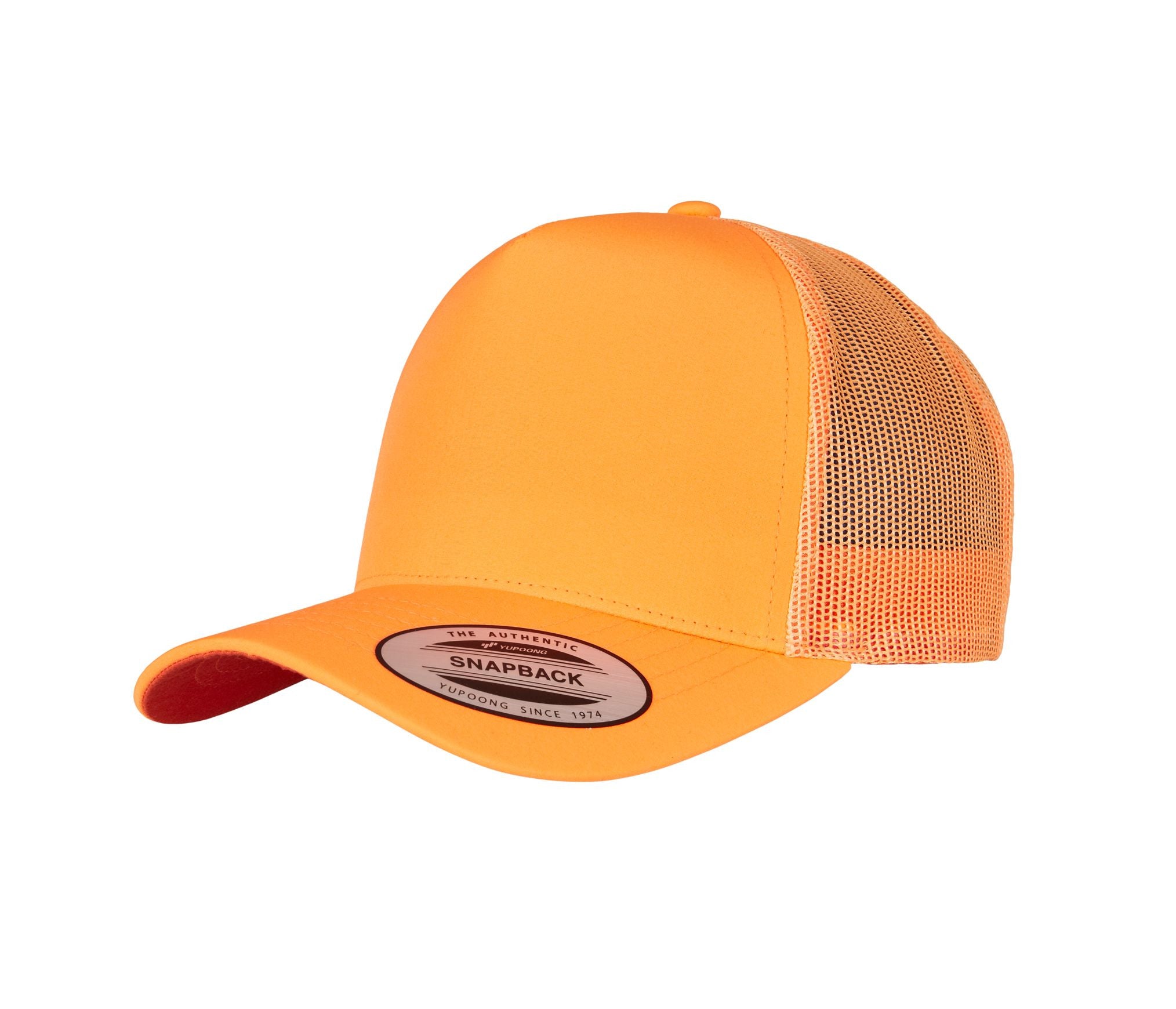 Casquette Style Trucker Fluo - Neon Orange