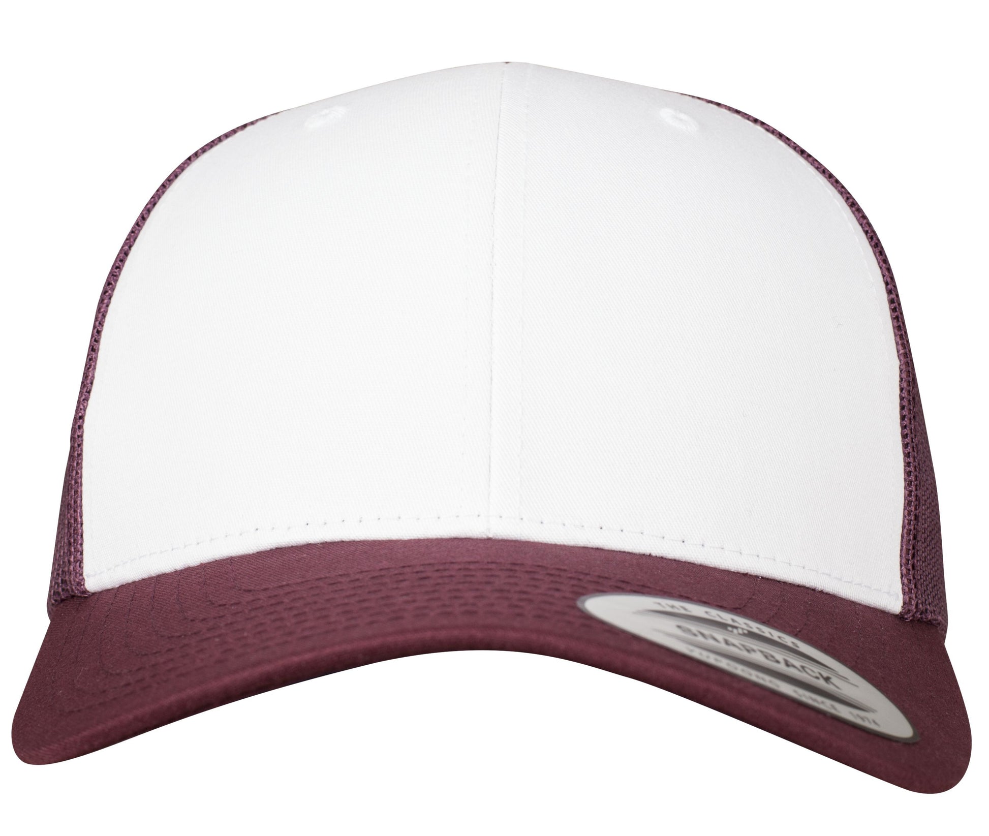 Casquette Américaine - Maroon / White / Maroon
