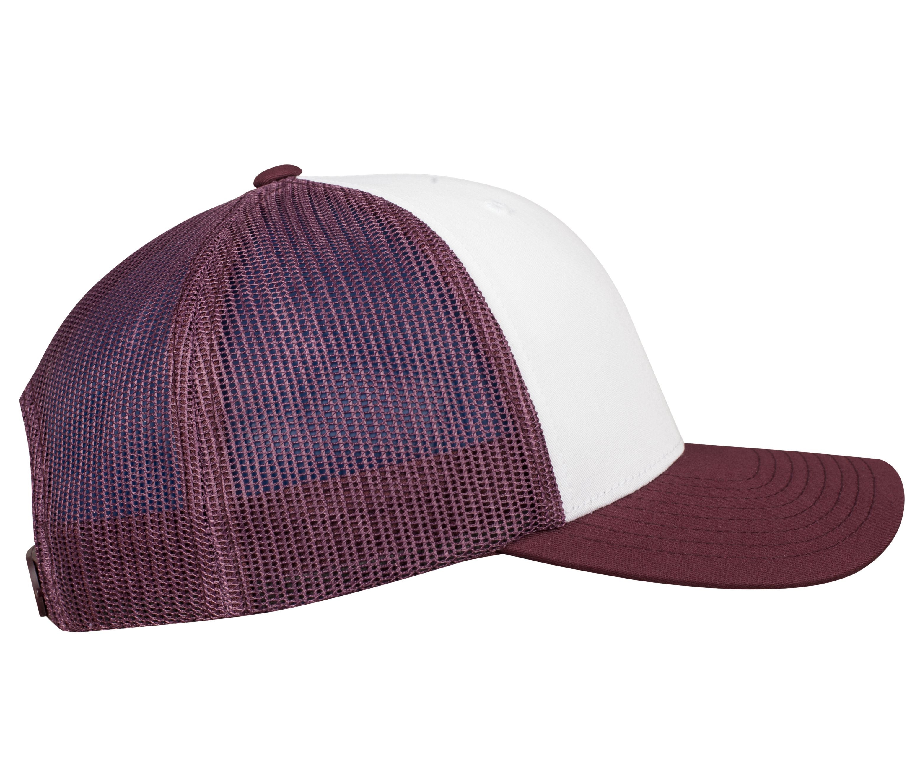 Casquette Américaine - Maroon / White / Maroon