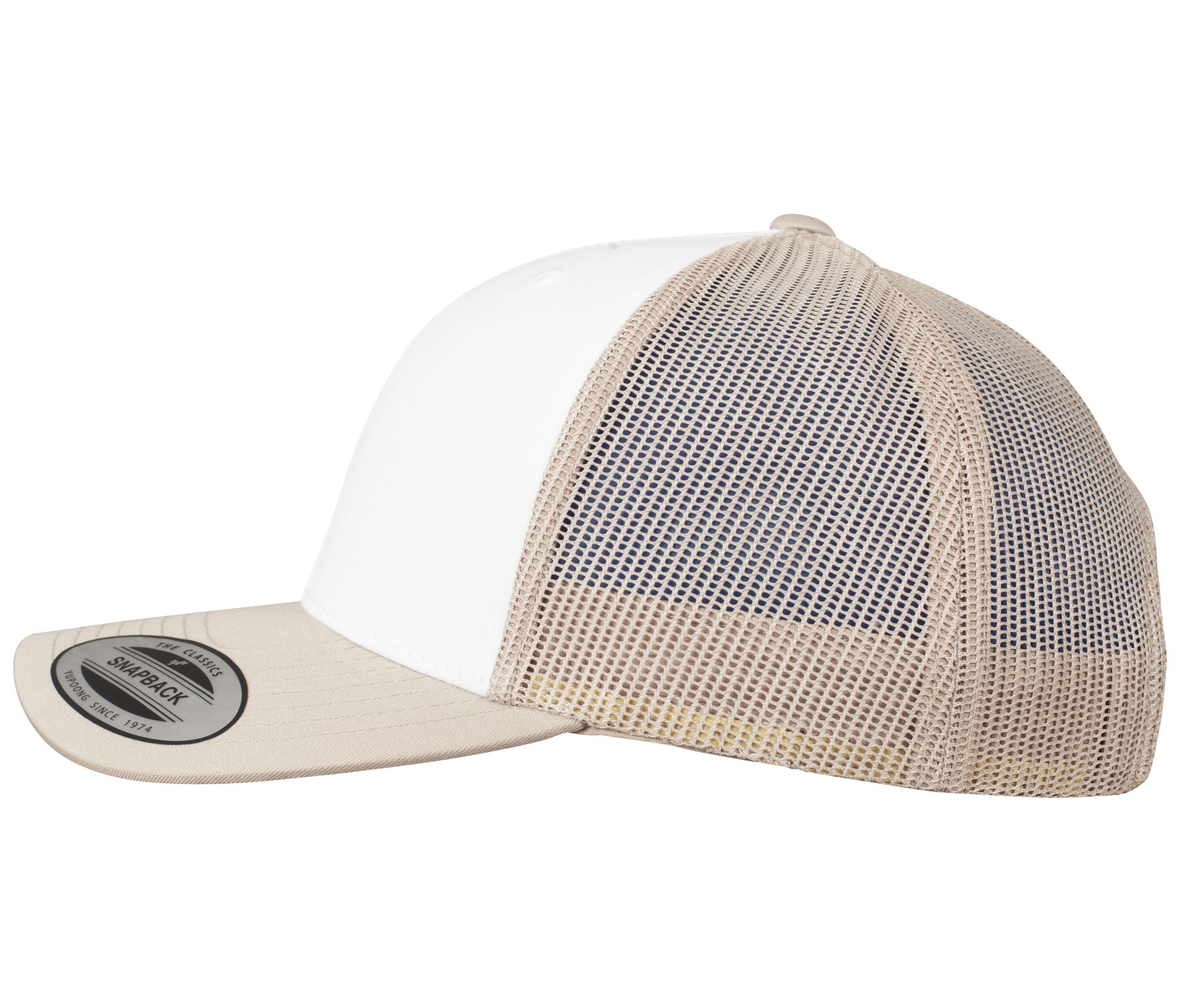 Casquette Américaine - Khaki / White / Khaki
