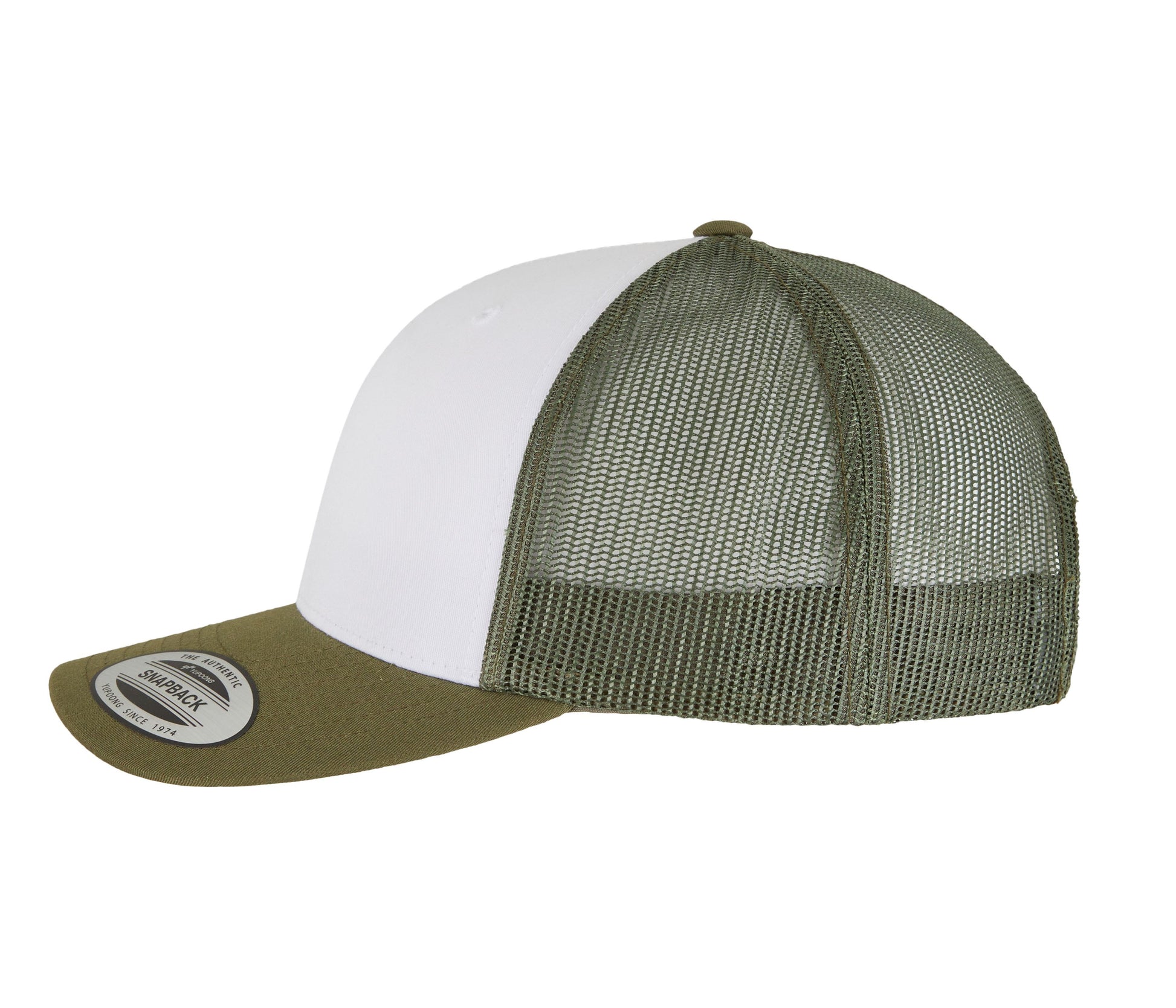 Casquette Américaine - Moss Green/white/olive