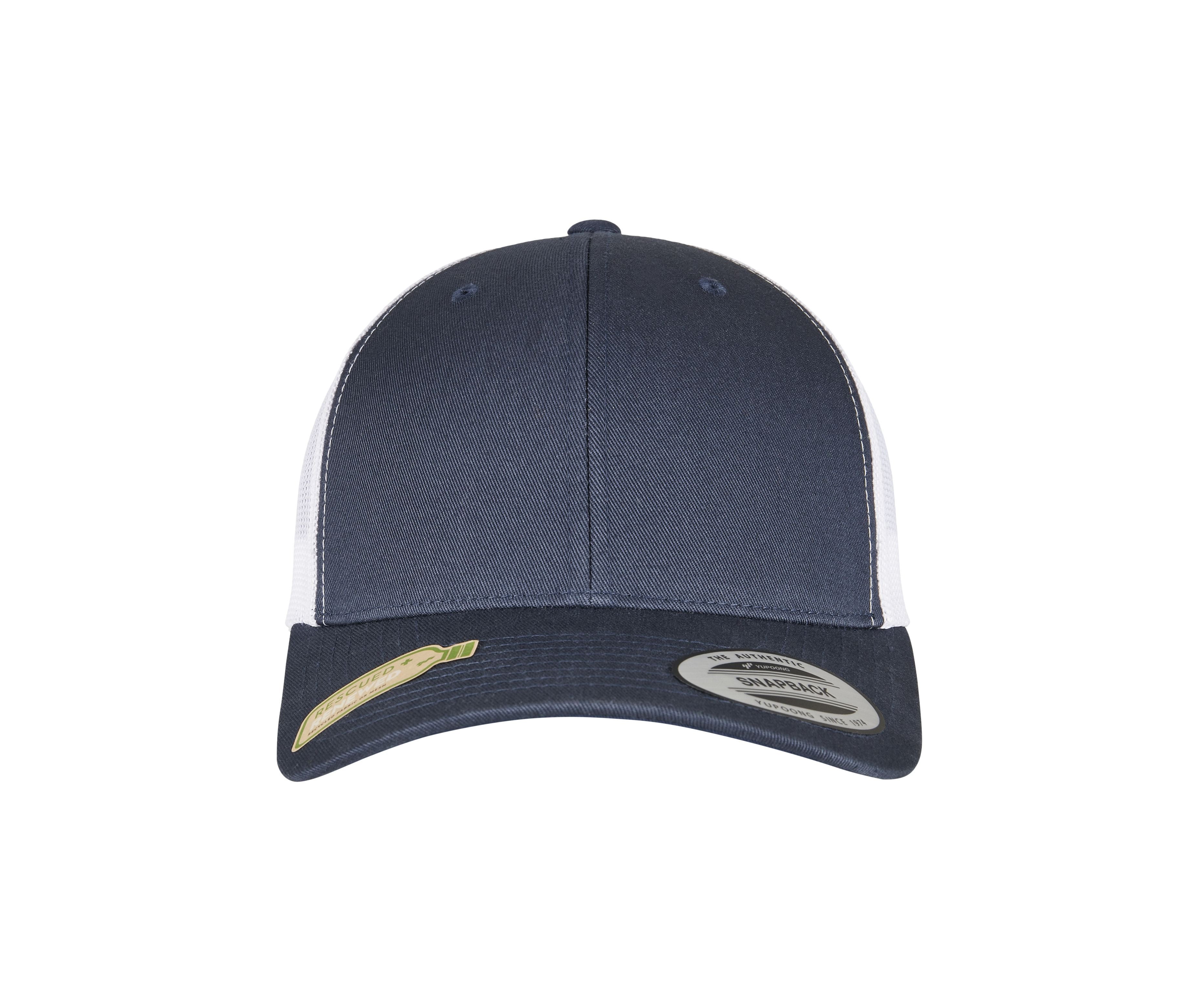 Casquette Style Trucker Avec Filet en Polyester Recyclé - Navy / White