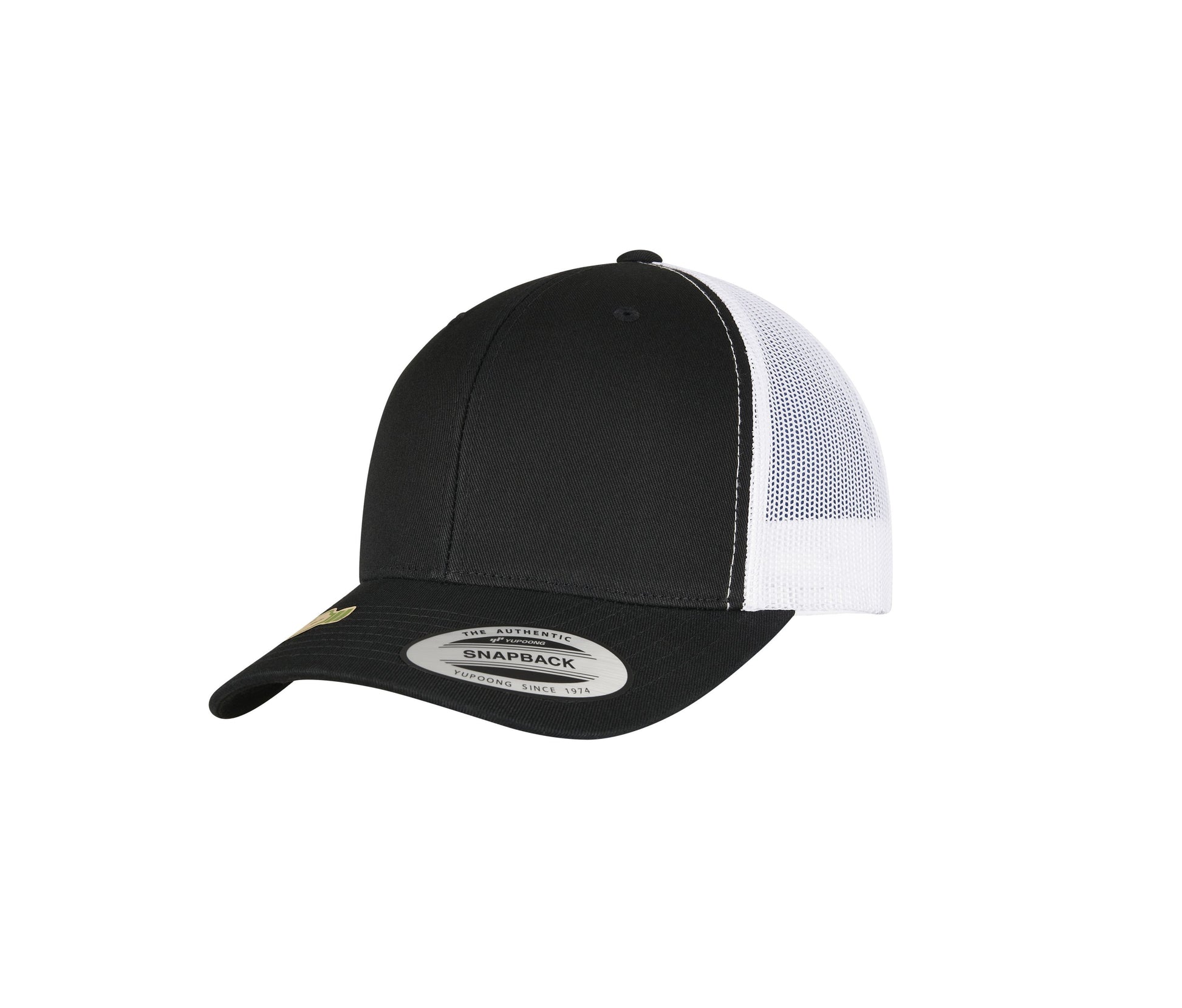 Casquette Style Trucker Avec Filet en Polyester Recyclé - Black / White