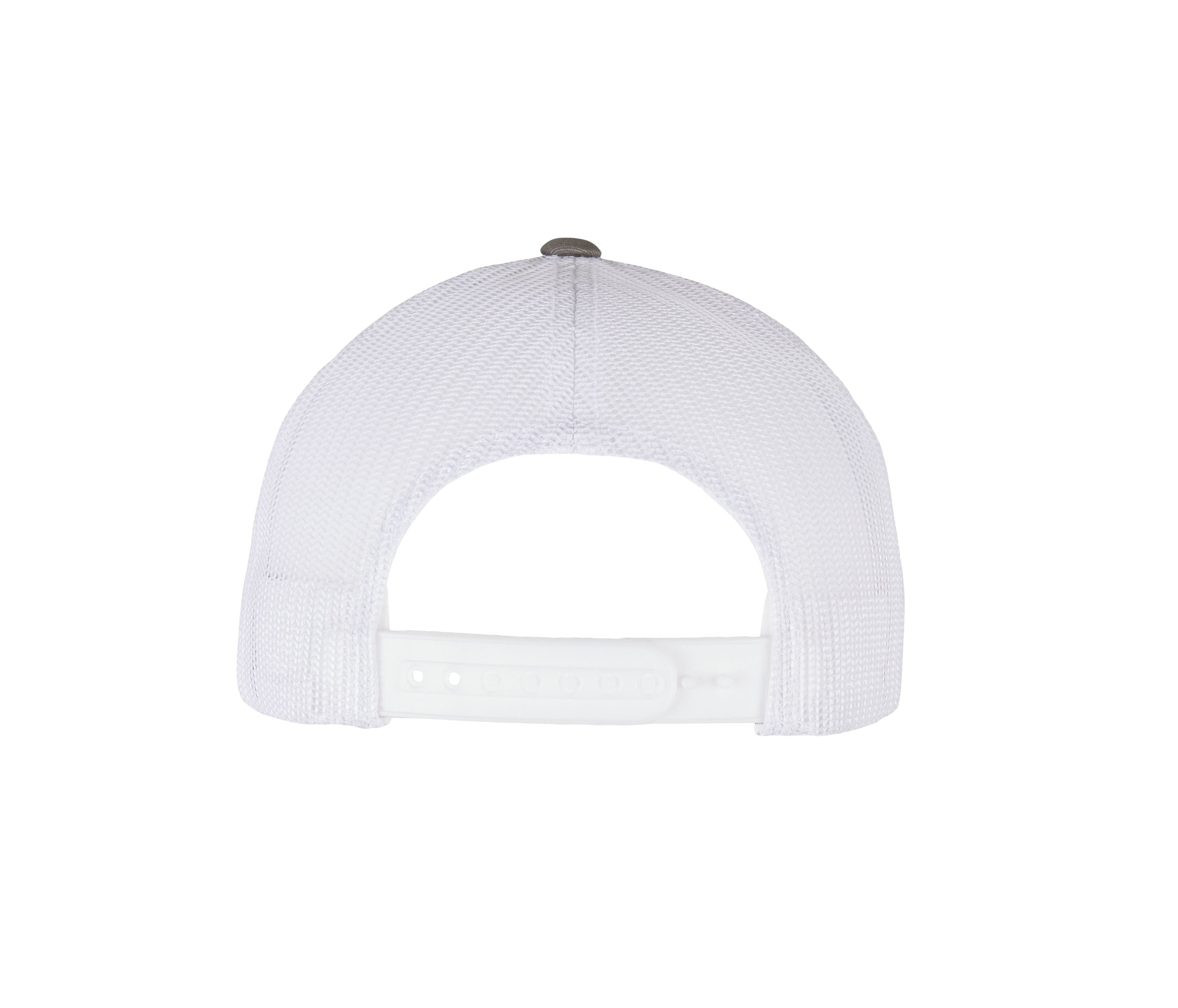Casquette Style Trucker Avec Filet en Polyester Recyclé - Grey / White