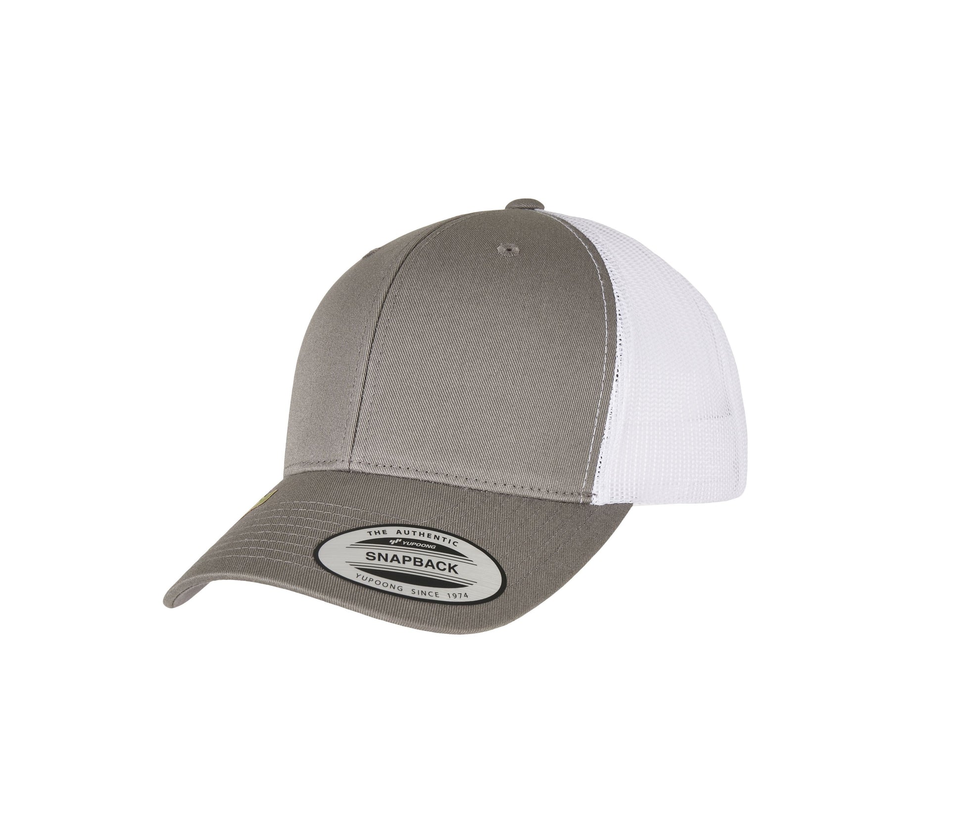 Casquette Style Trucker Avec Filet en Polyester Recyclé - Grey / White