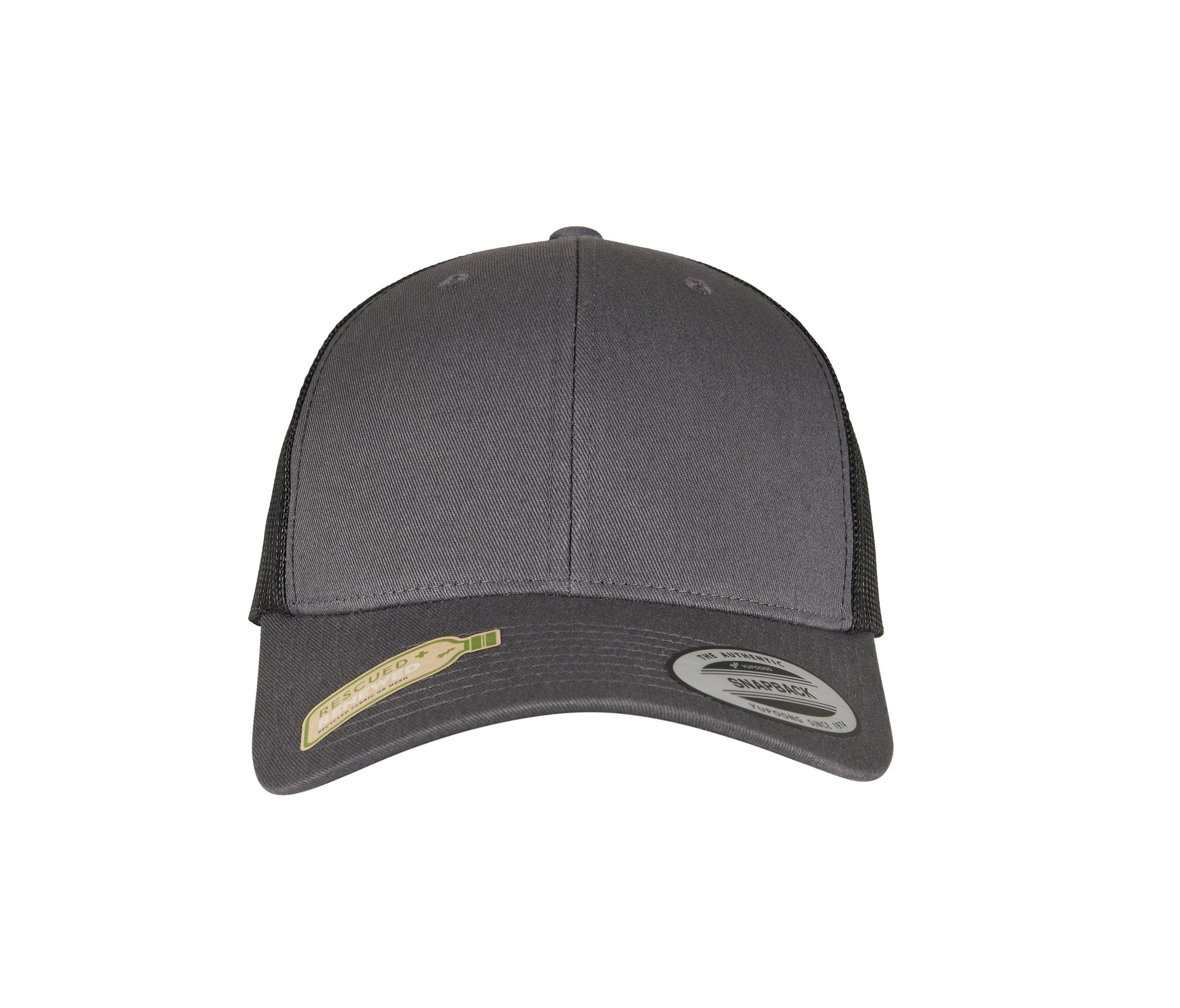 Casquette Style Trucker Avec Filet en Polyester Recyclé - Charcoal / Black