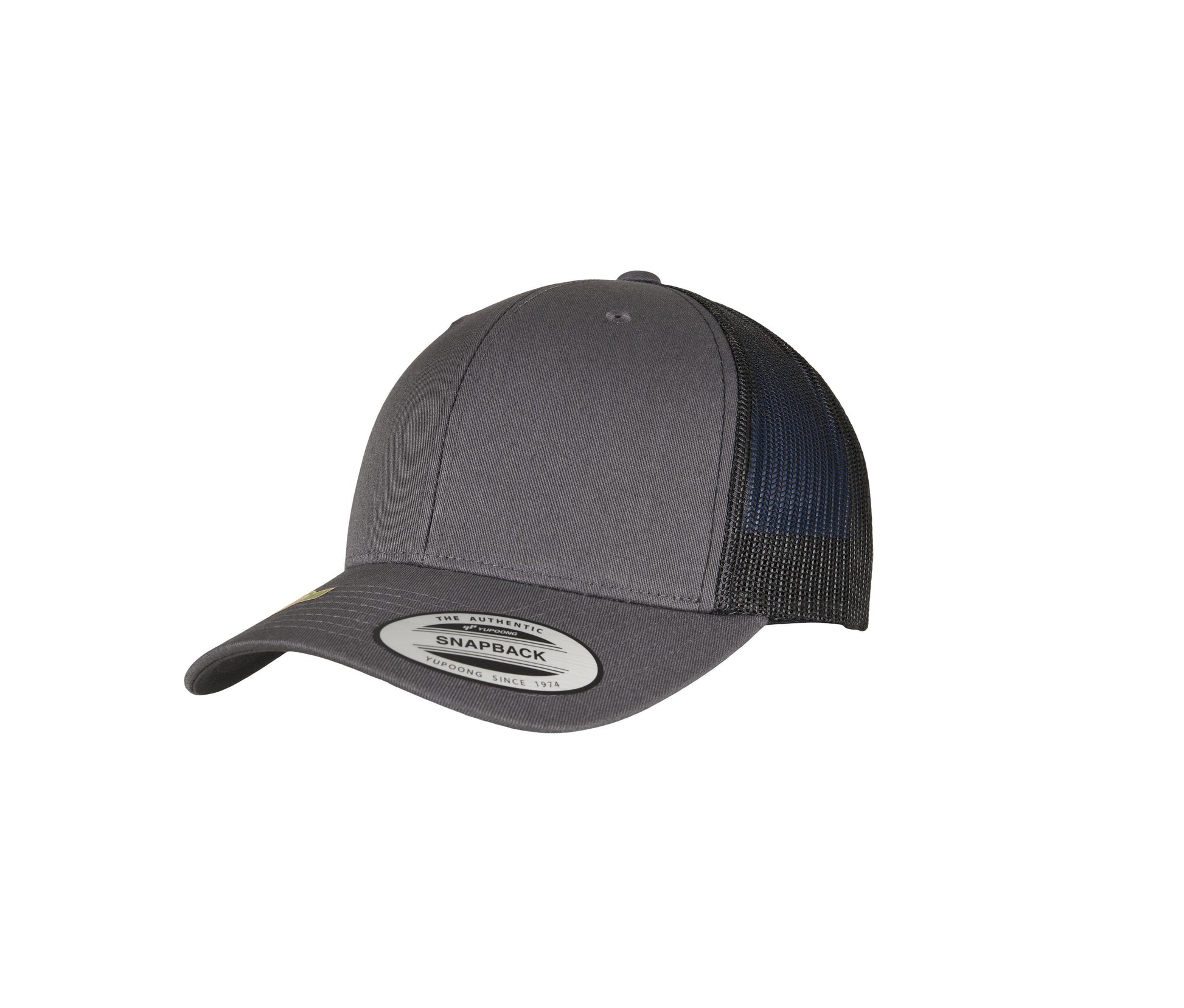 Casquette Style Trucker Avec Filet en Polyester Recyclé - Charcoal / Black