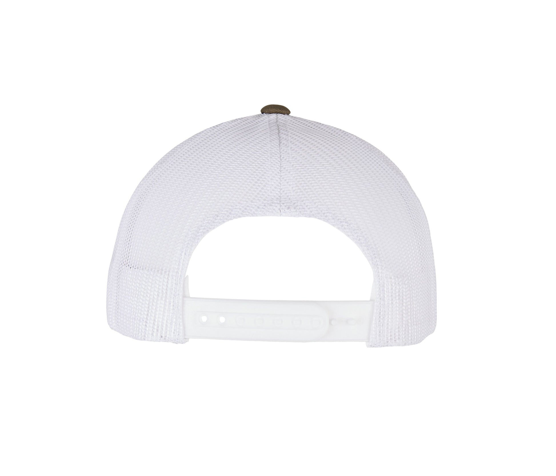 Casquette Style Trucker Avec Filet en Polyester Recyclé - Olive / White