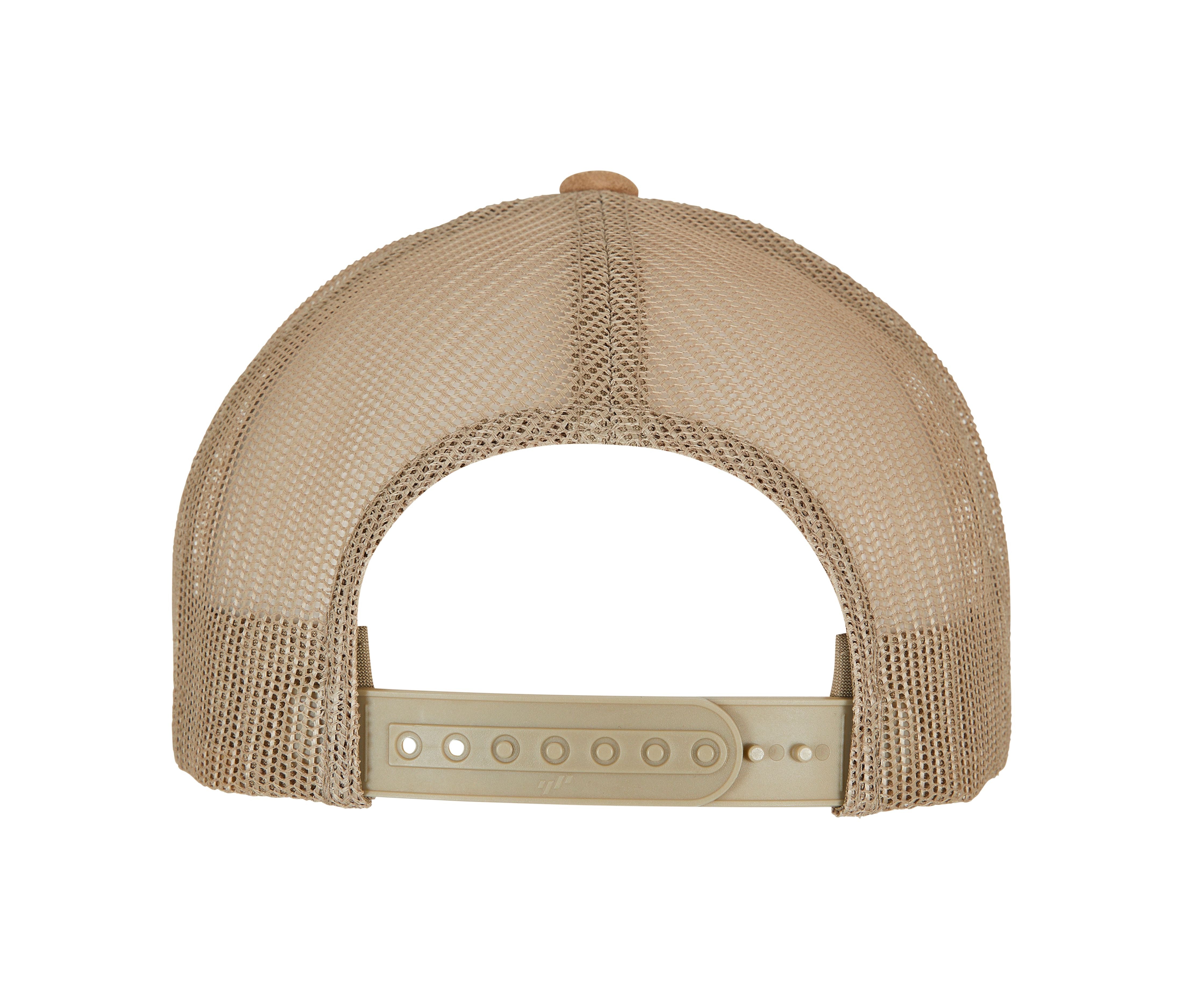 Casquette Style Trucker Aspect Daim - Khaki