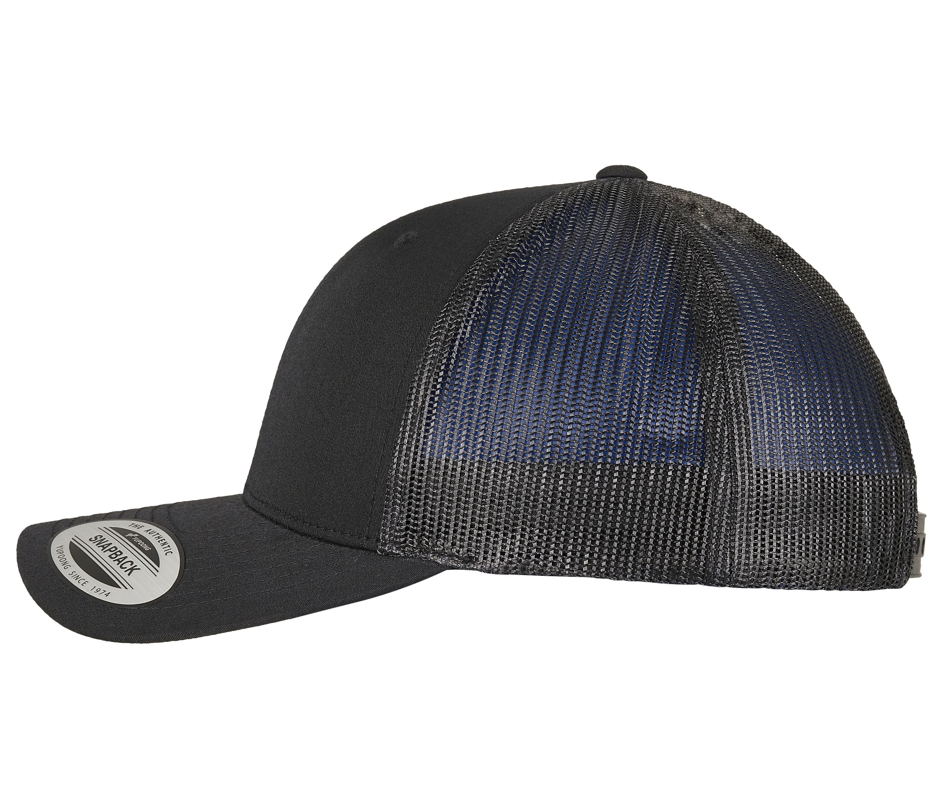 Casquette Style Trucker en Polyester Recyclé - Black