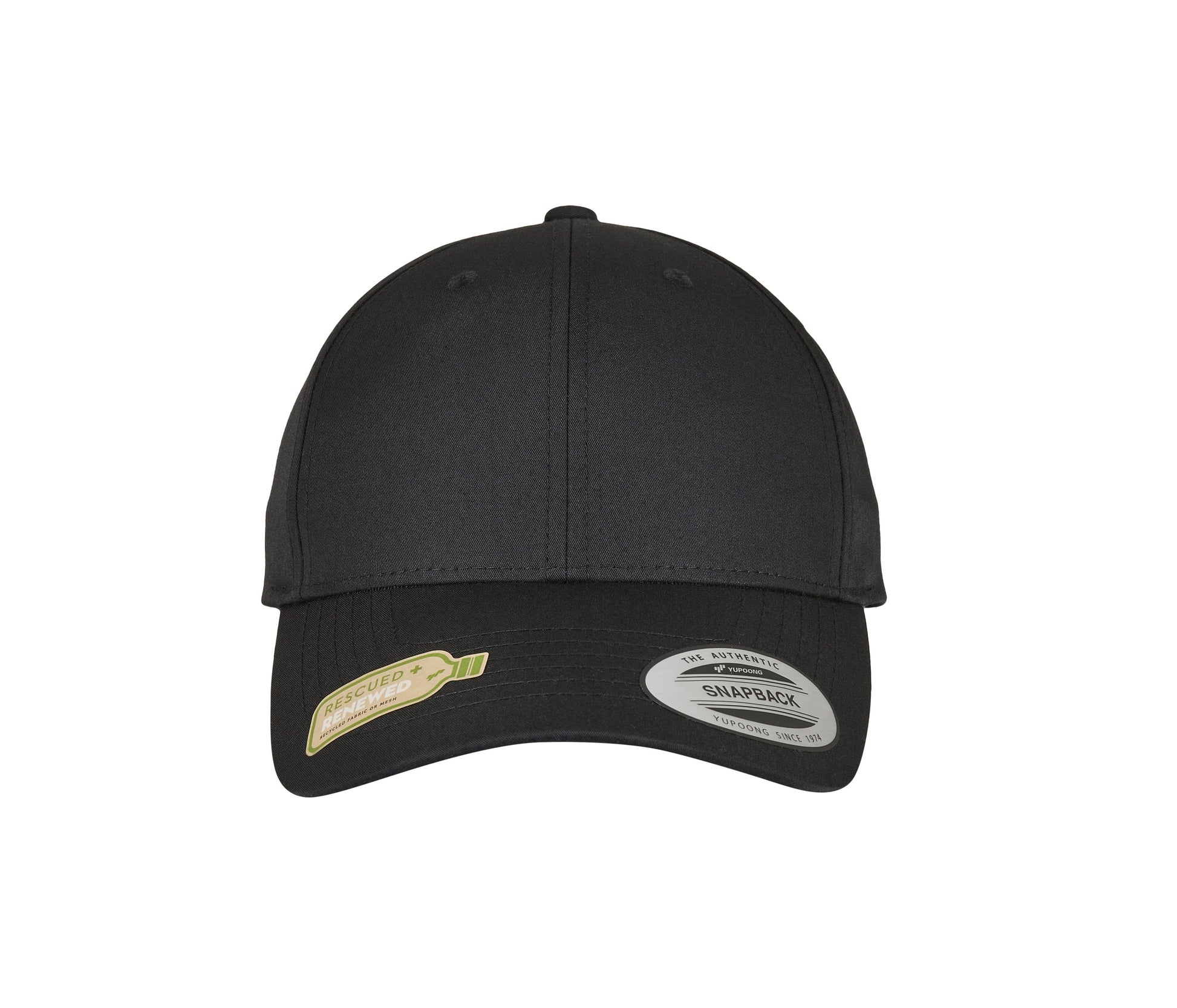 Casquette Snapback en Polyester Recyclé - Black