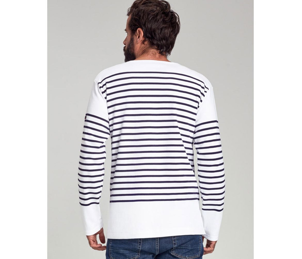 Marinière Homme - Blanc/navire