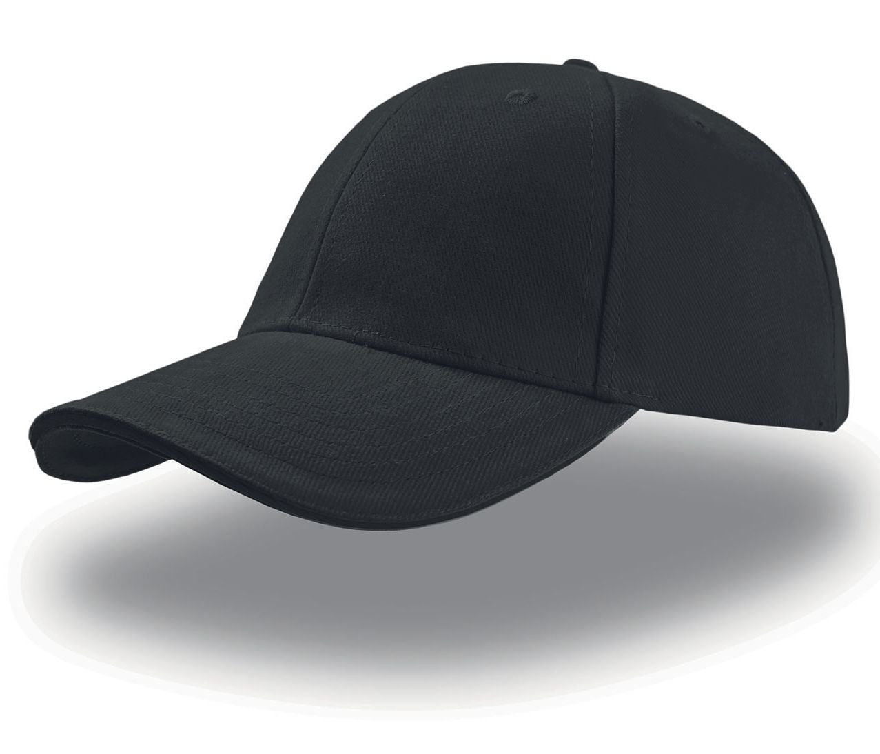 Casquette 6 Pans Sandwich - Black/black