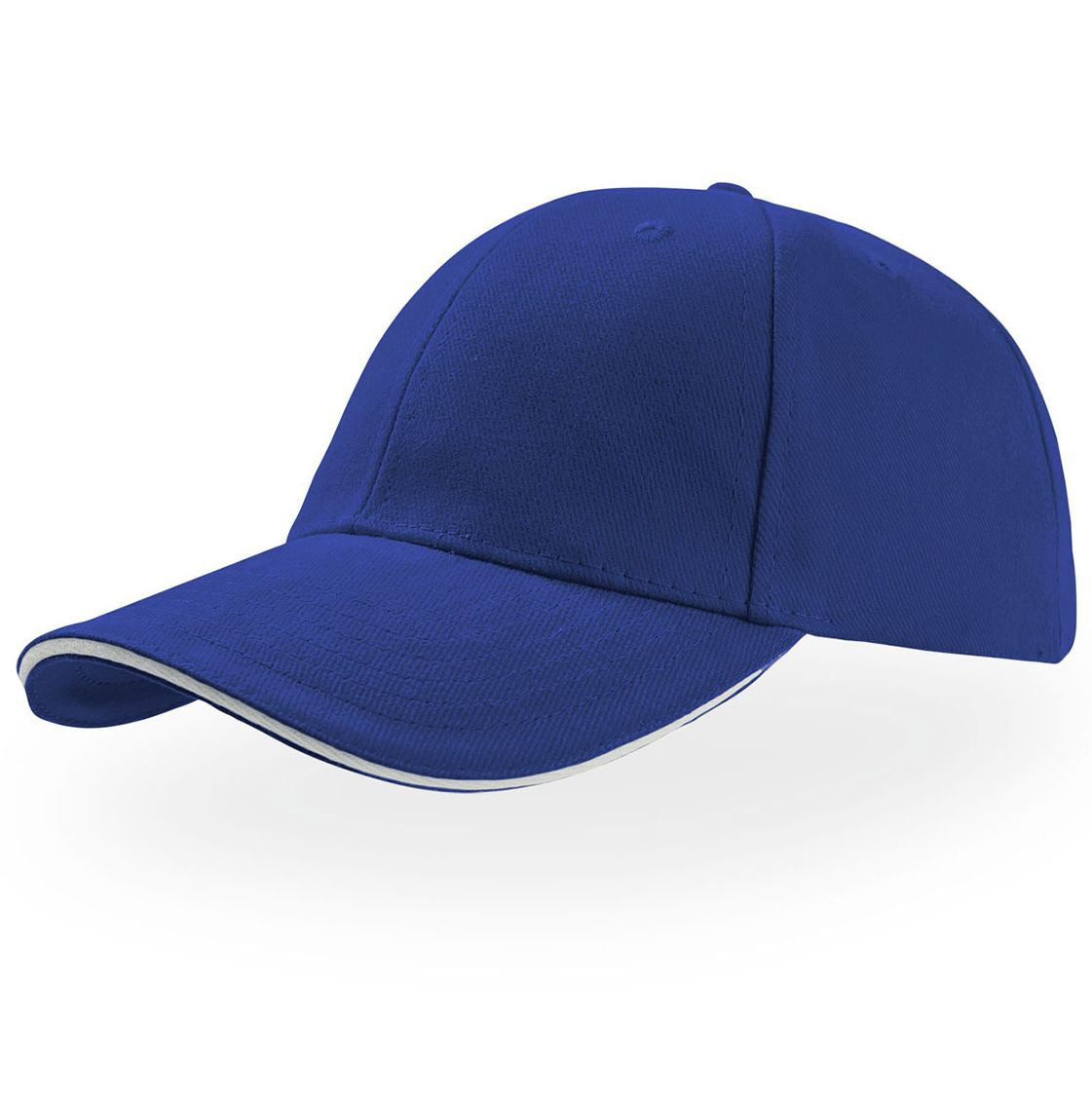 Casquette 6 Pans Sandwich - Royal/white
