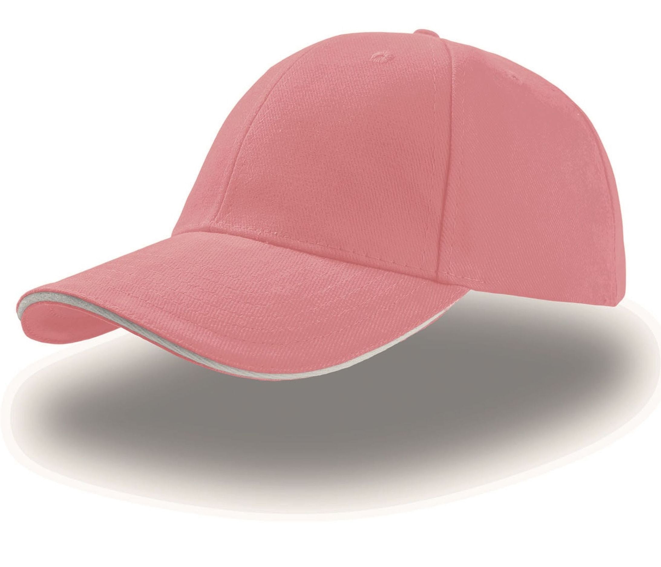 Casquette 6 Pans Sandwich - Pink/white