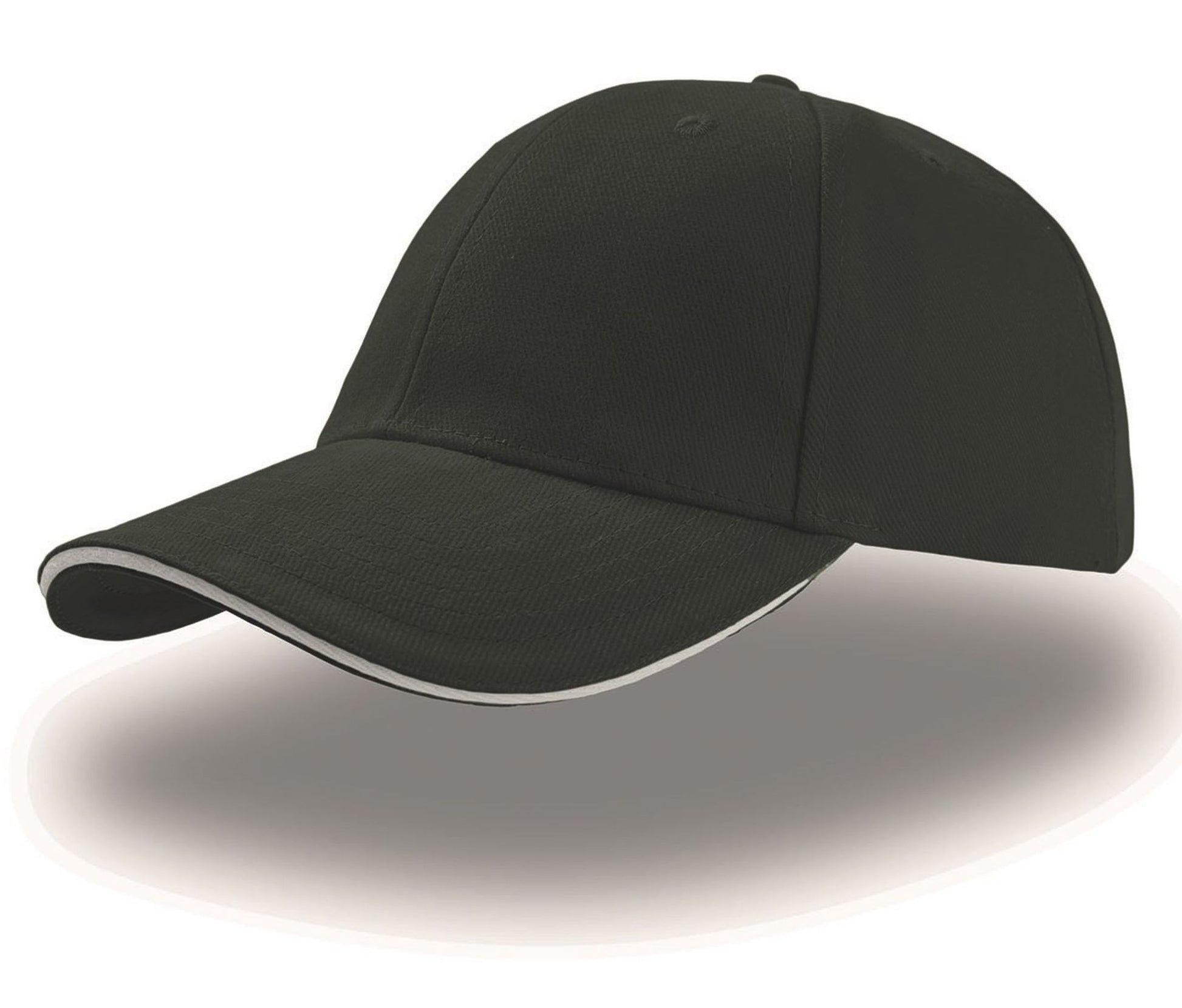 Casquette 6 Pans Sandwich - Forest Green/white