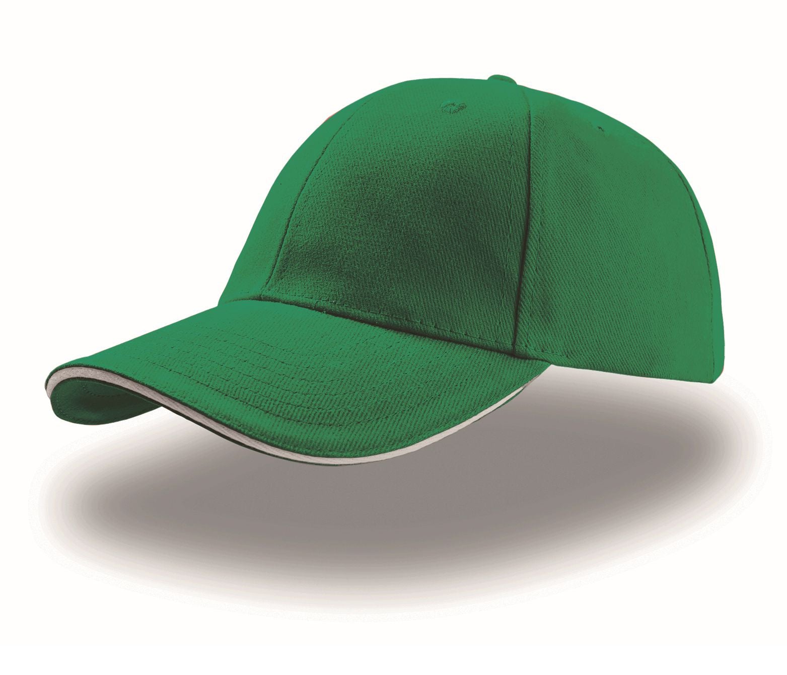 Casquette 6 Pans Sandwich - Green/white