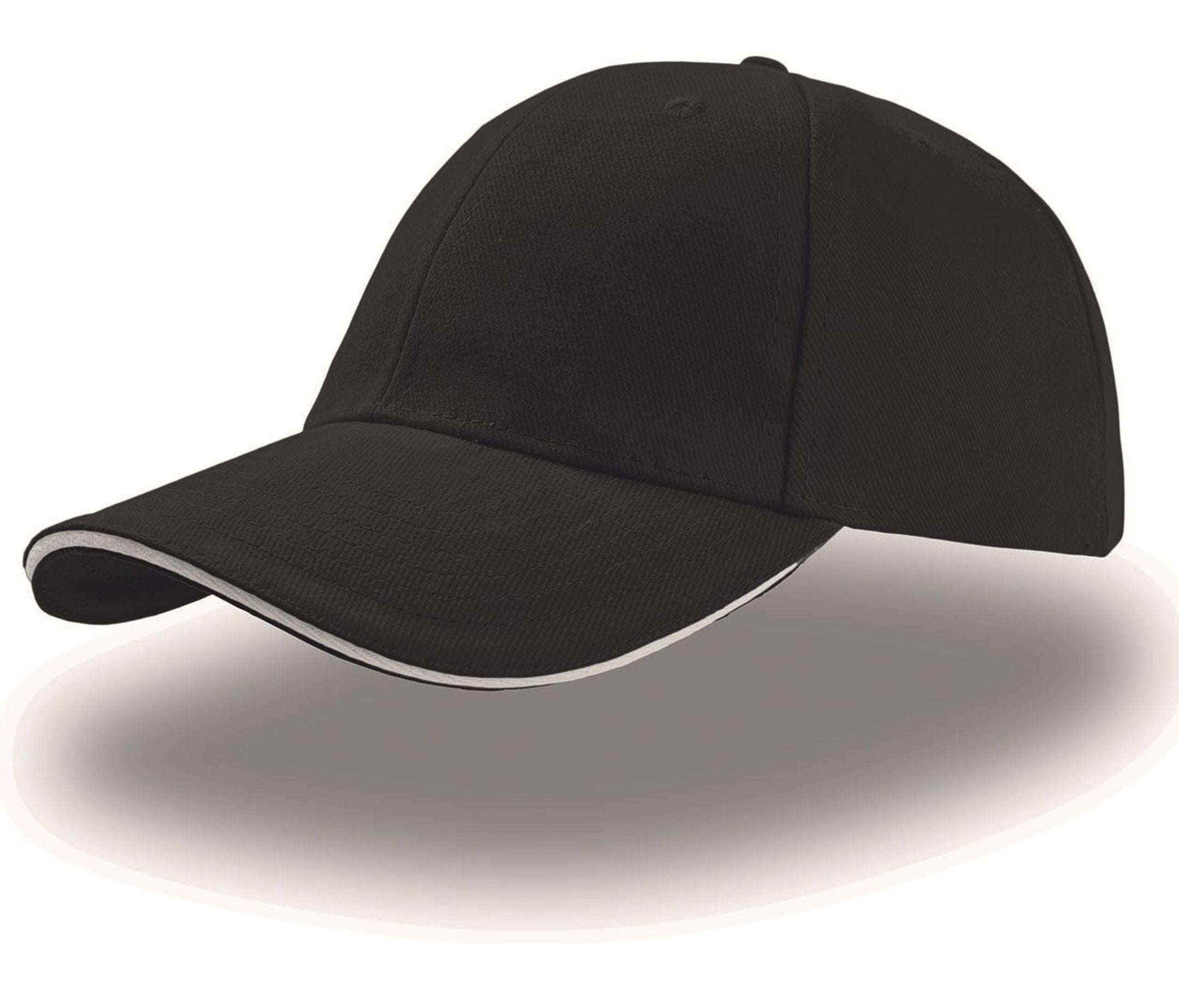 Casquette 6 Pans Sandwich - Black/white