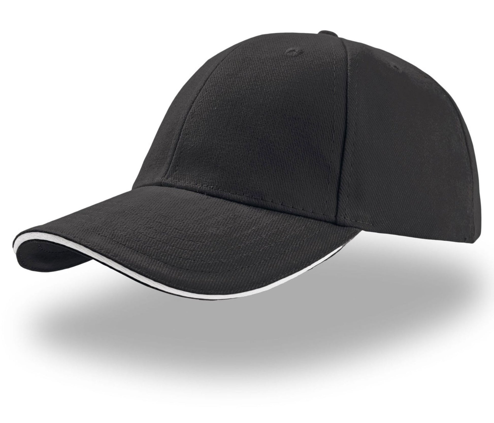 Casquette 6 Pans Sandwich - Dark Grey/white