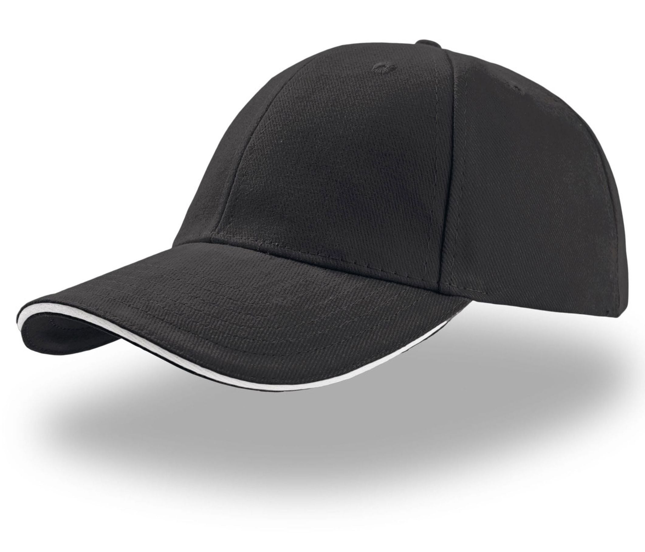 Casquette 6 Pans Sandwich - Dark Grey/white