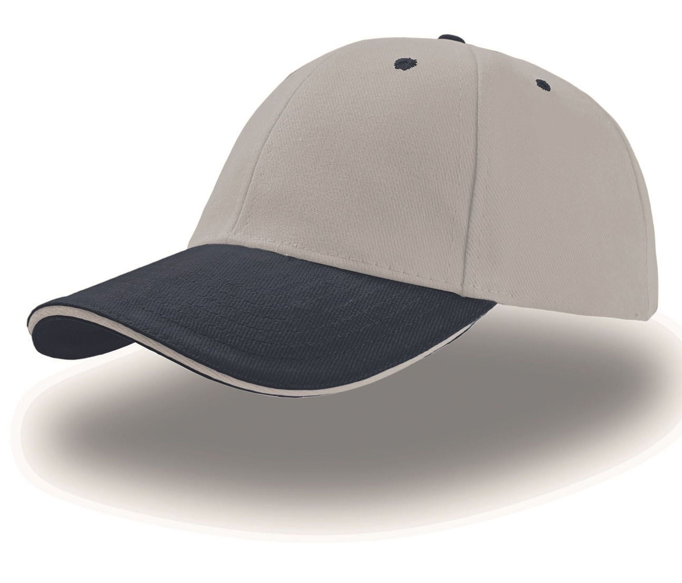 Casquette 6 Pans Sandwich - Grey/navy