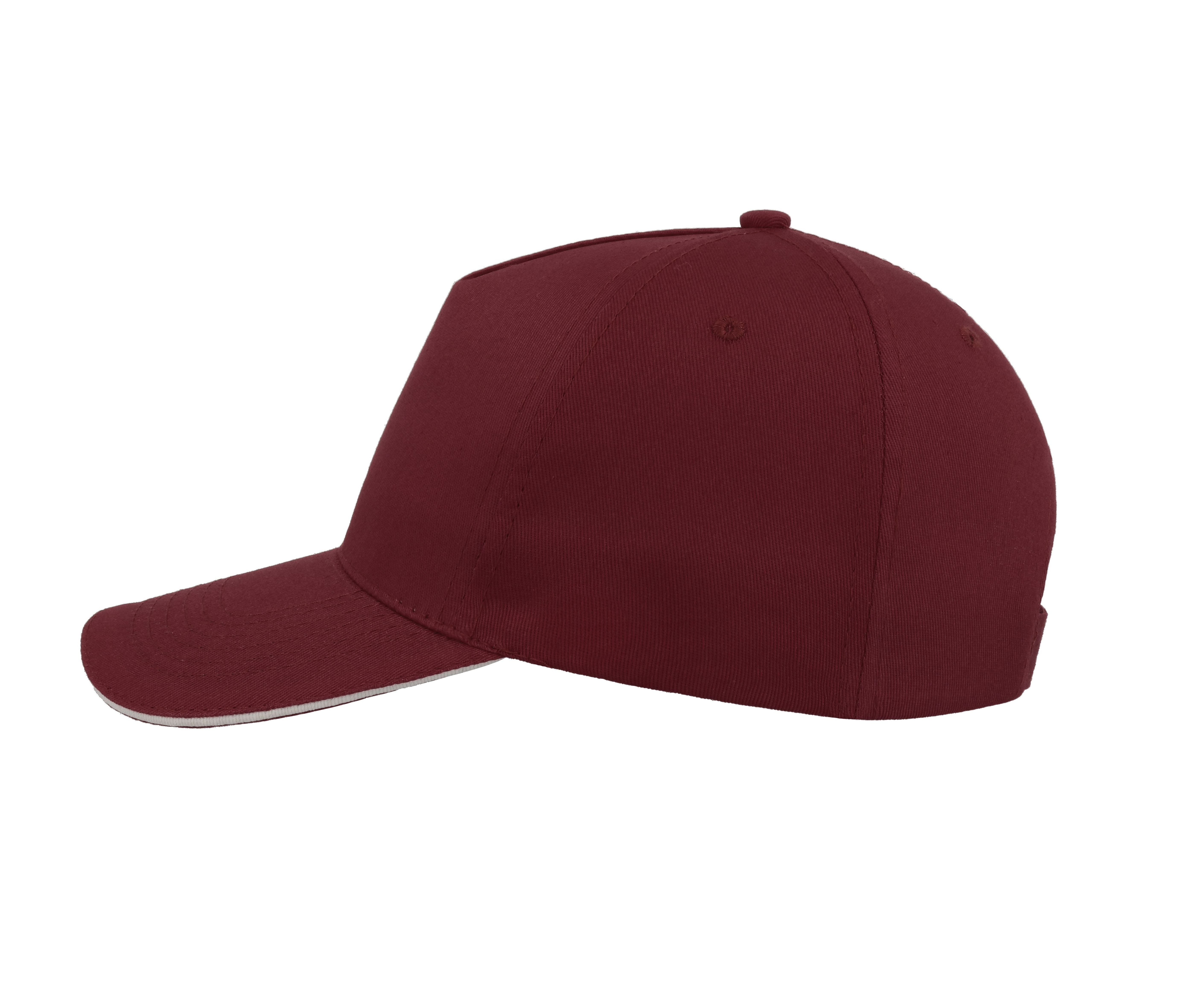 Casquette Start Five Sandwich - Burgundy/white