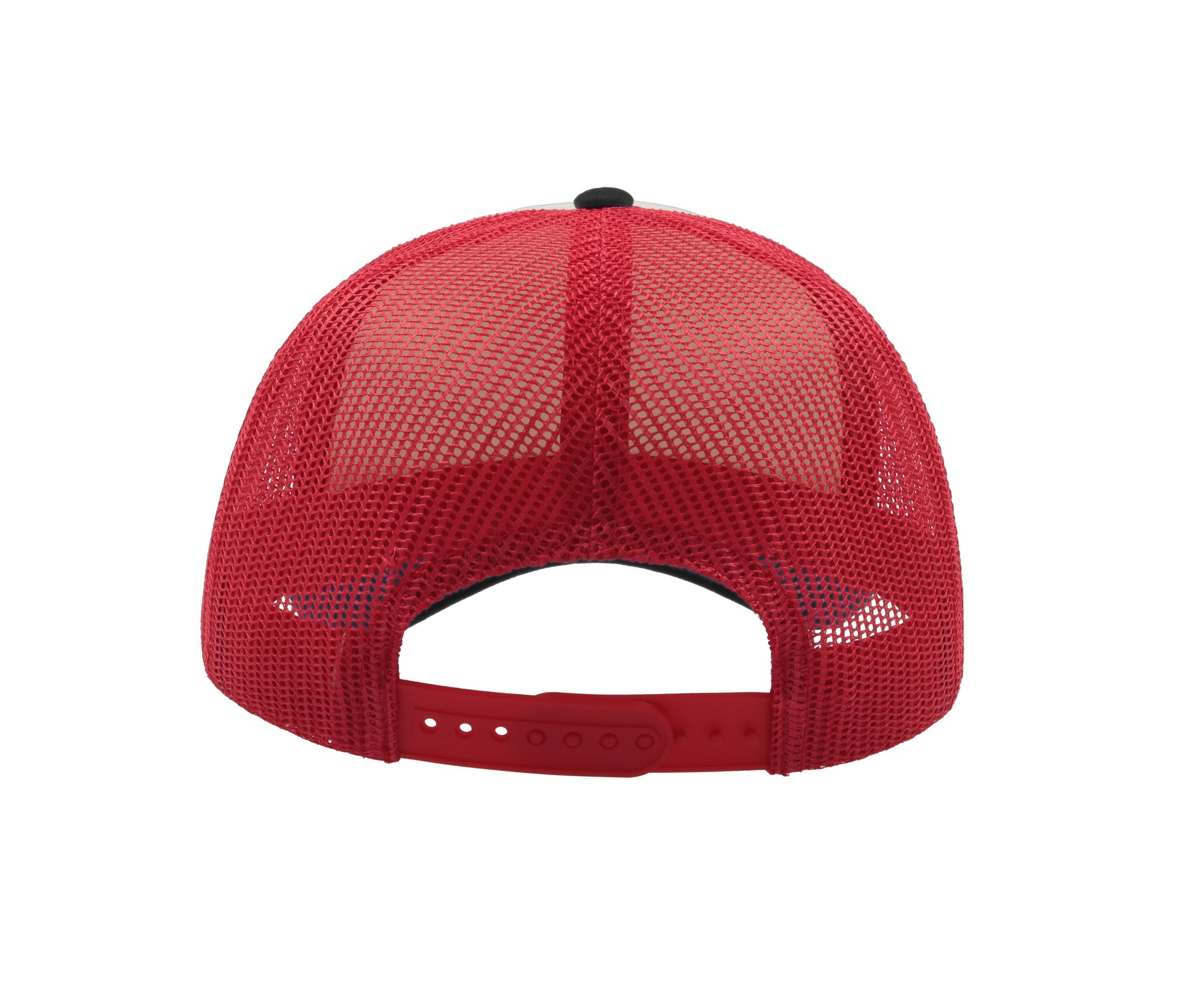 Casquette Style Rappeur - White/red/black
