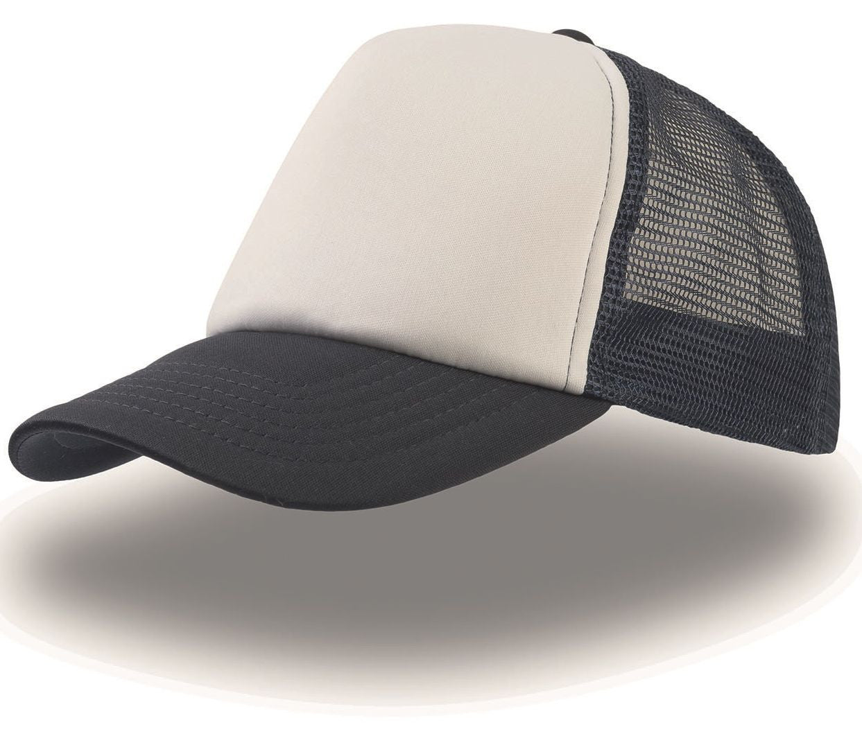 Casquette Style Rappeur - Navy/white