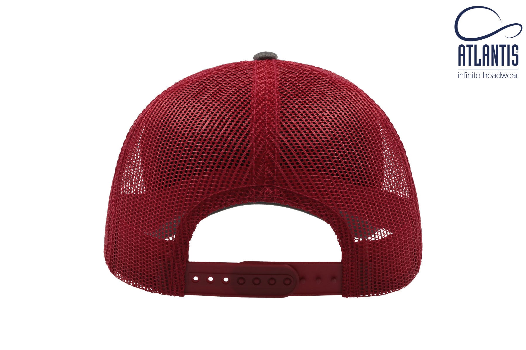 Casquette Style Rappeur - Grey/red