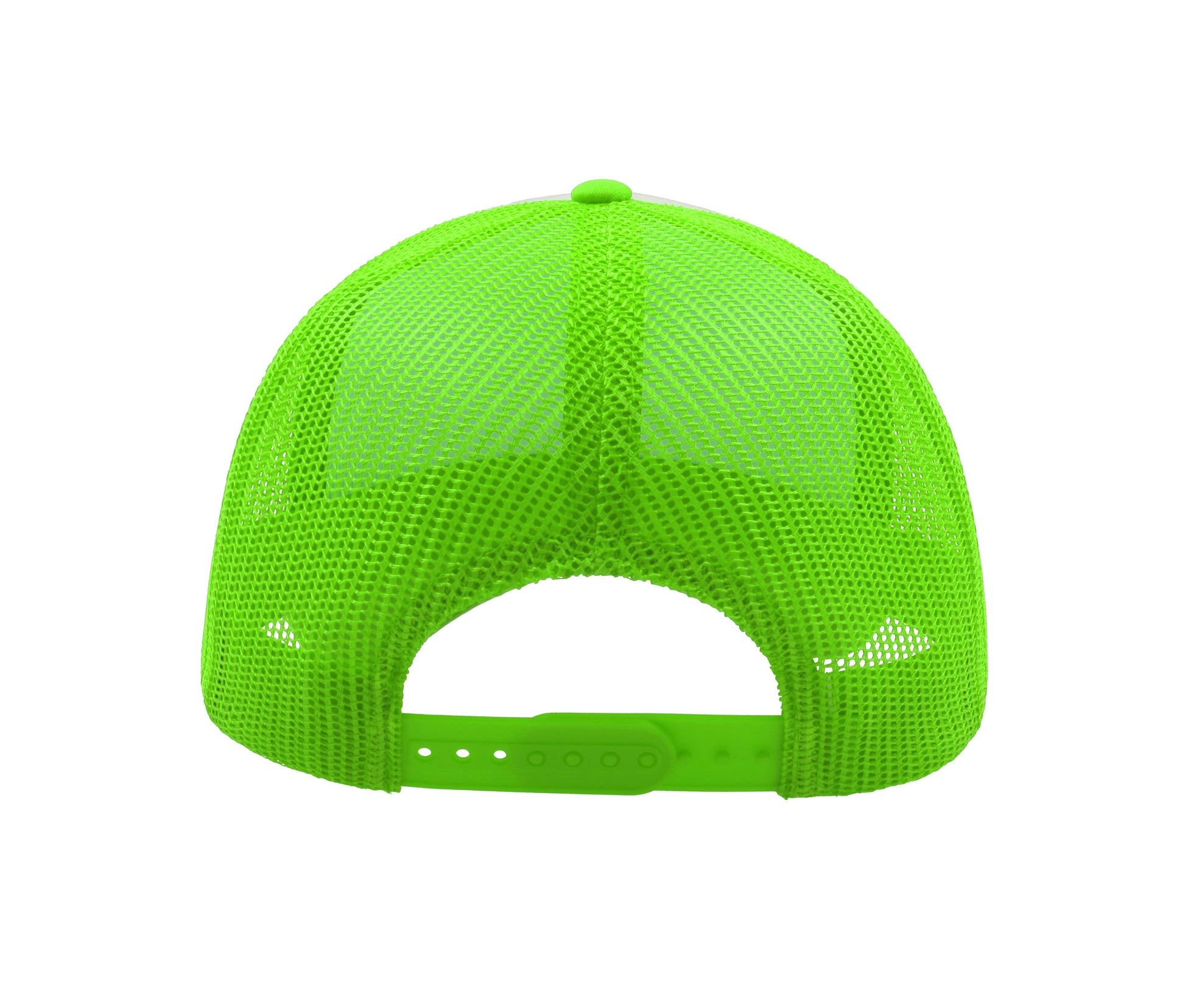 Casquette Style Rappeur - Fluo Green / White
