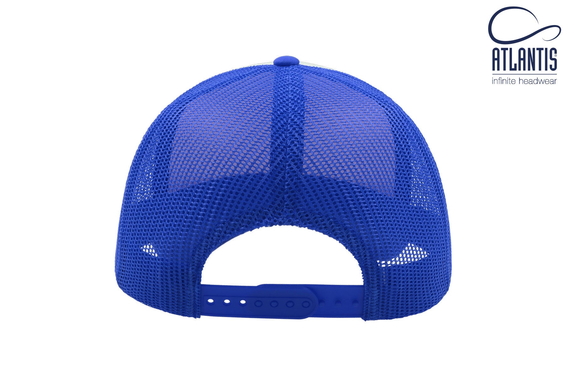 Casquette Style Rappeur - Royal/white