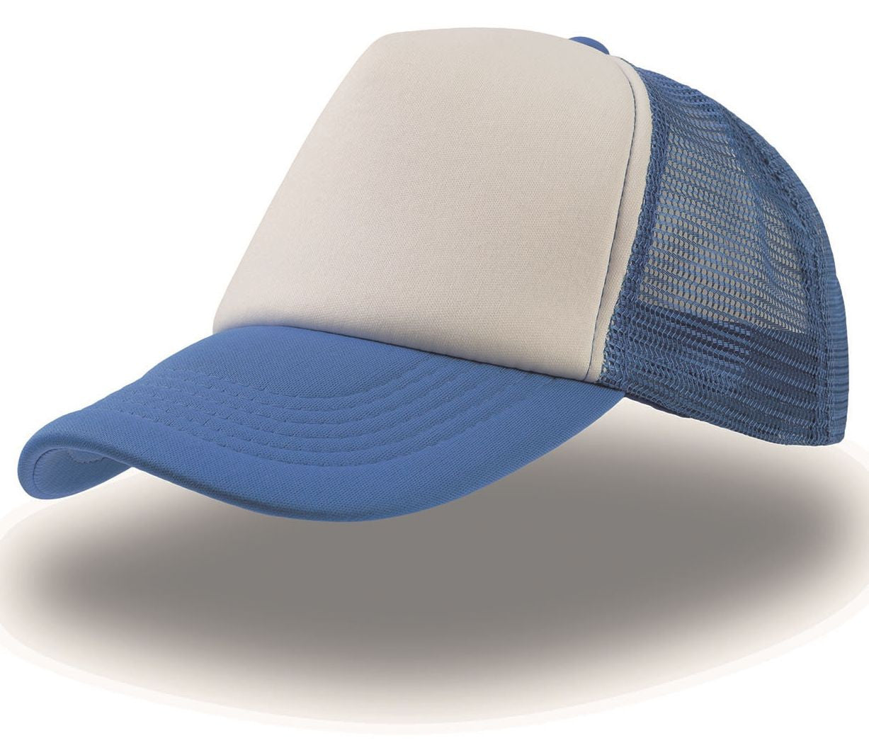 Casquette Style Rappeur - Royal/white
