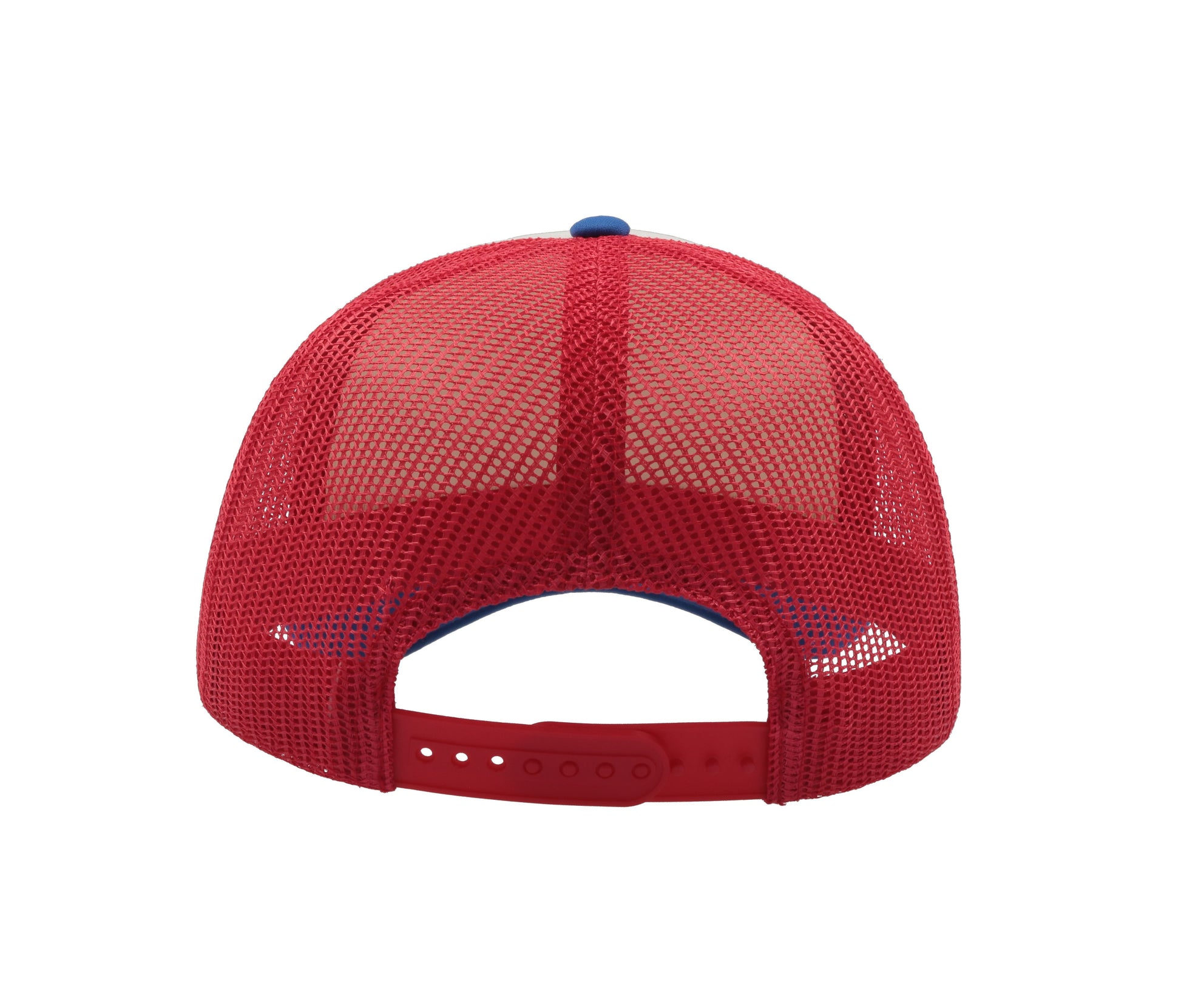 Casquette Style Rappeur - White/red/royal