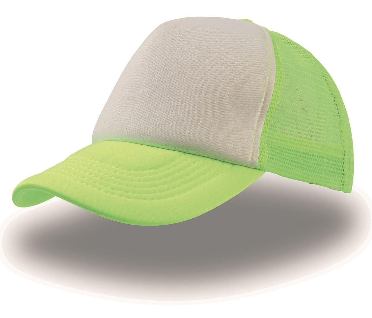 Casquette Style Rappeur - Fluo Yellow/white