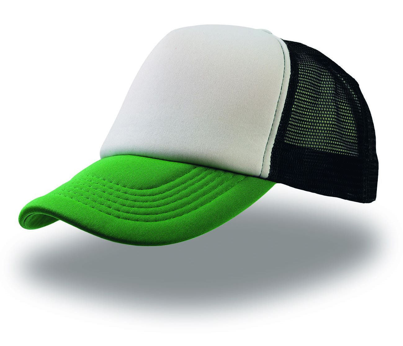 Casquette Style Rappeur - White/black/green