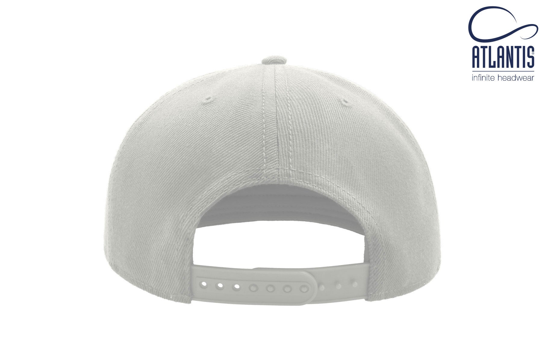 Casquette Snap Visière Plate - White