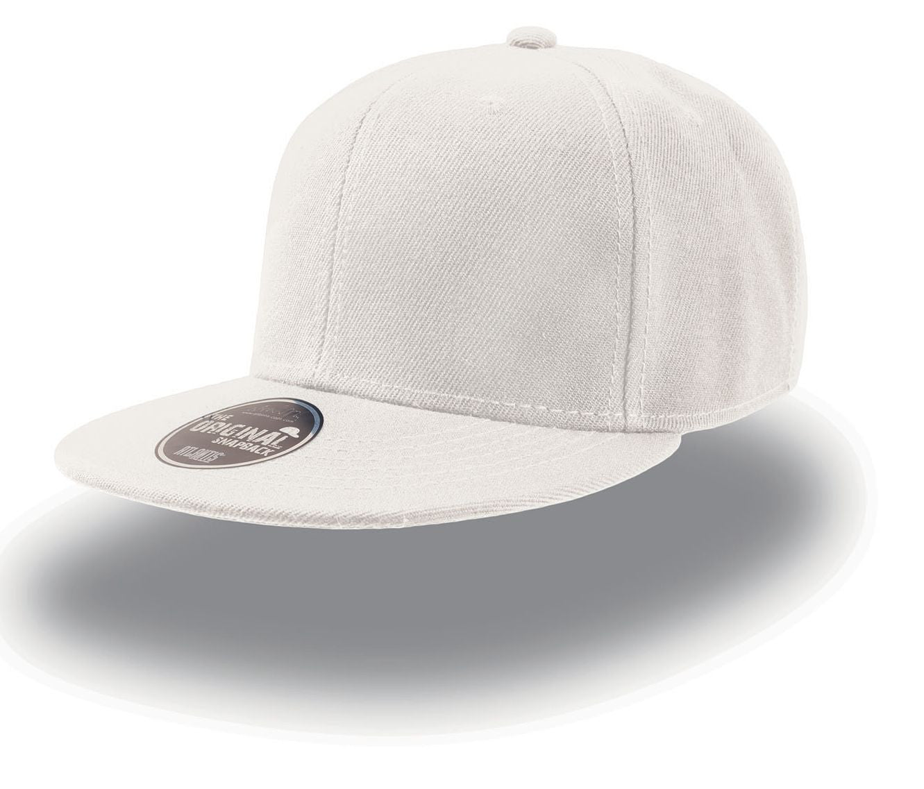 Casquette Snap Visière Plate - White