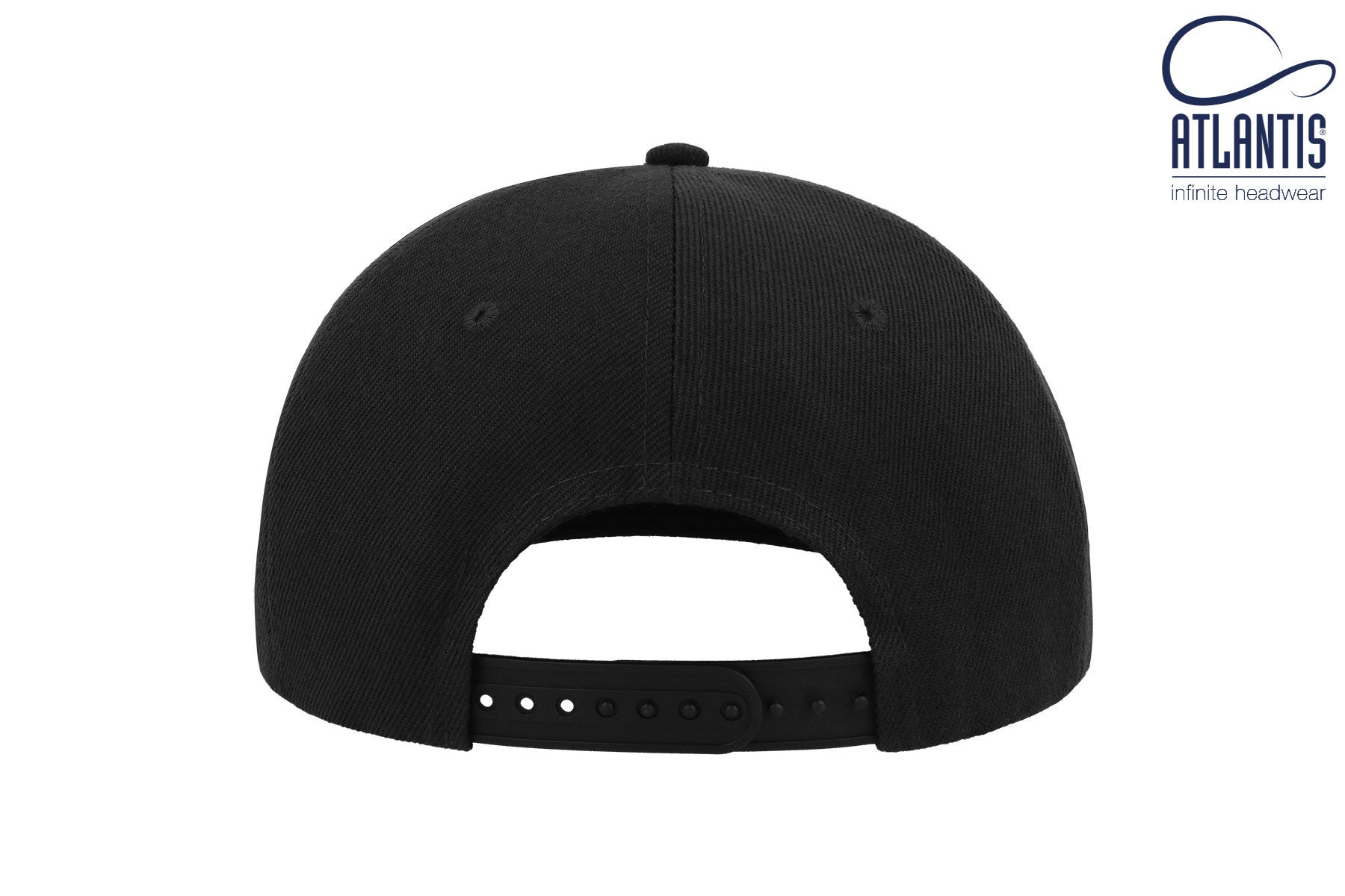 Casquette Snap Visière Plate - Black/red