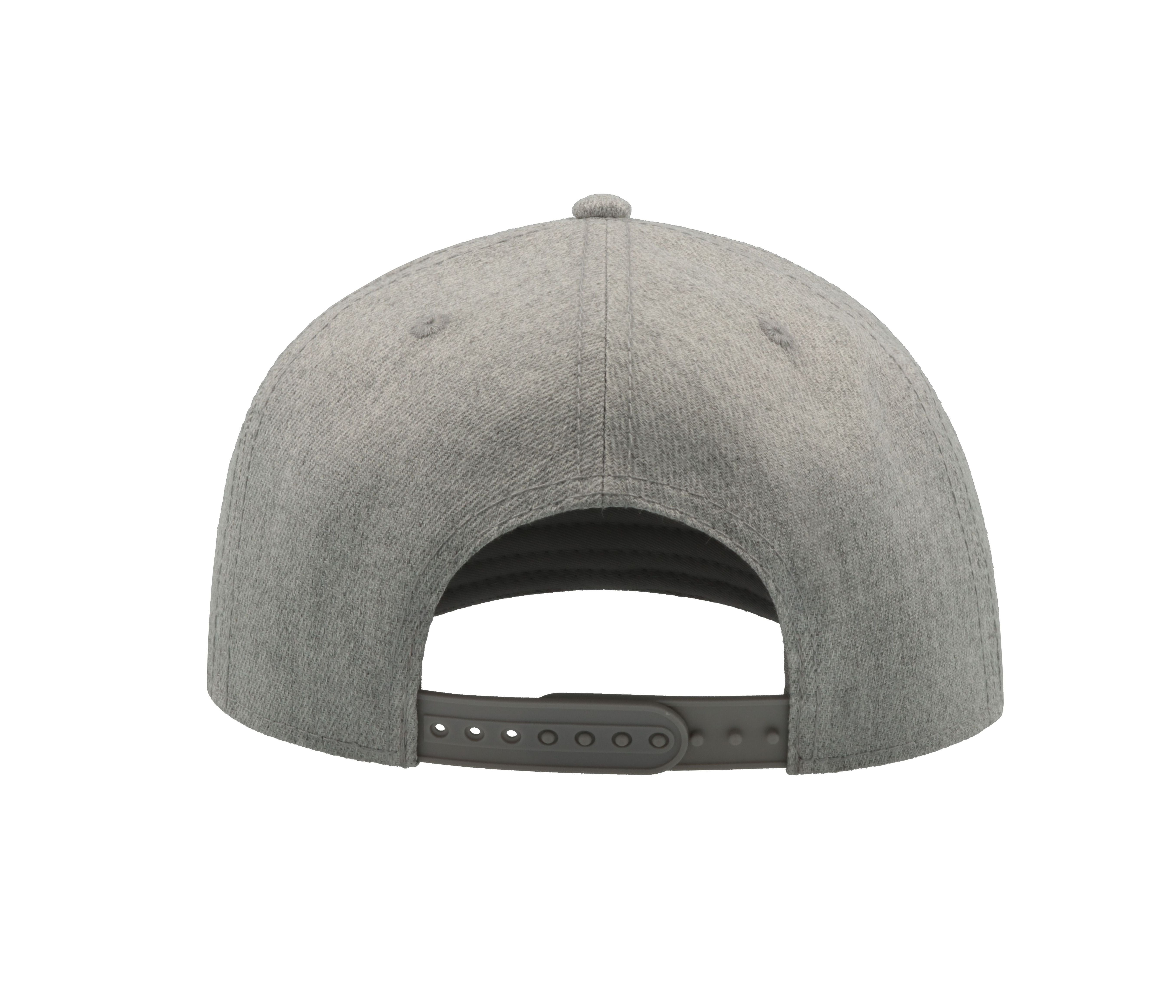 Casquette Snap Visière Plate - Grey Melange
