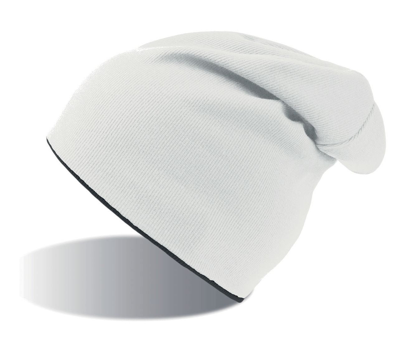 Bonnet Extrême Réversible - White/black