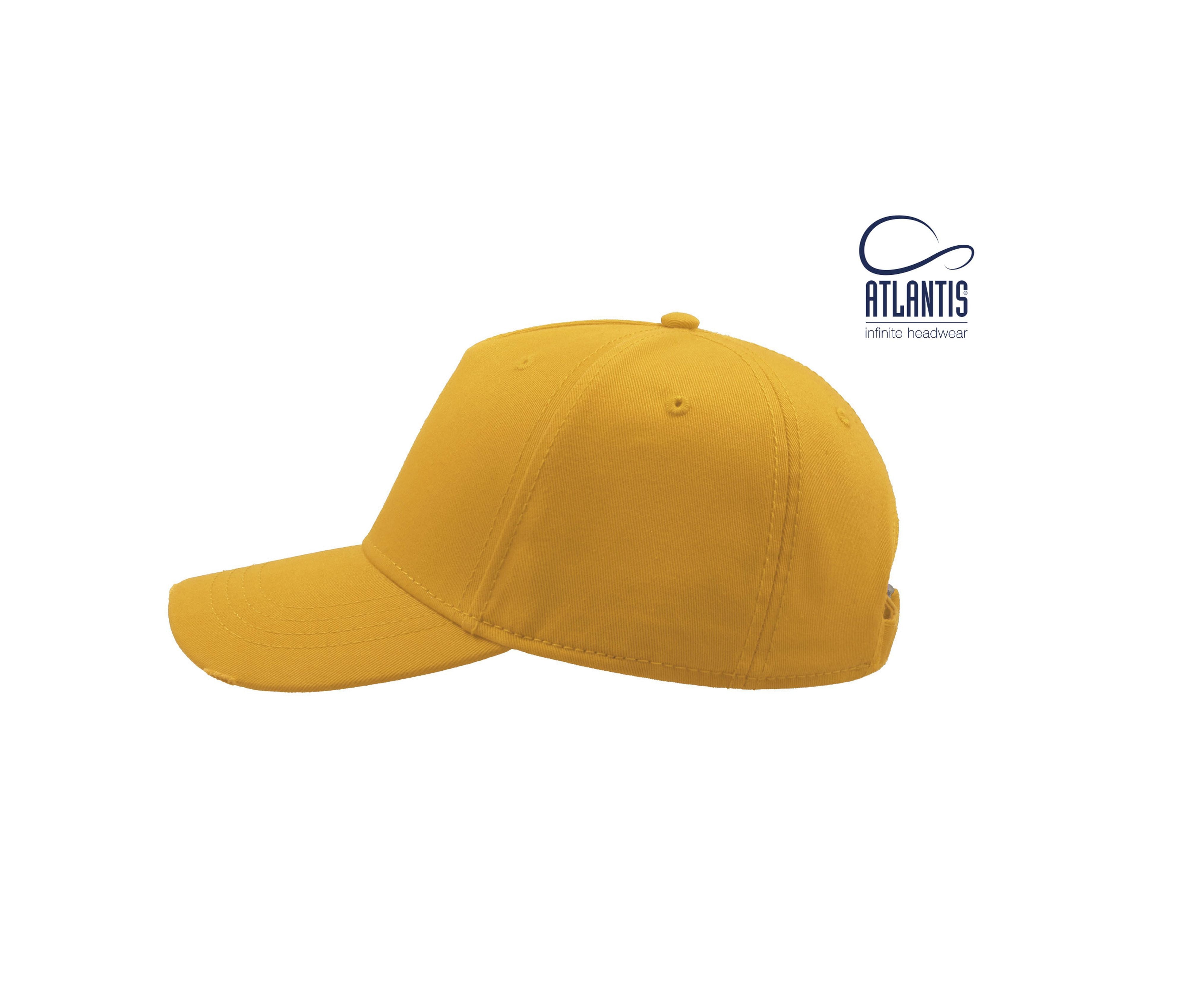 Casquette 5 Pans Style Vintage - Yellow