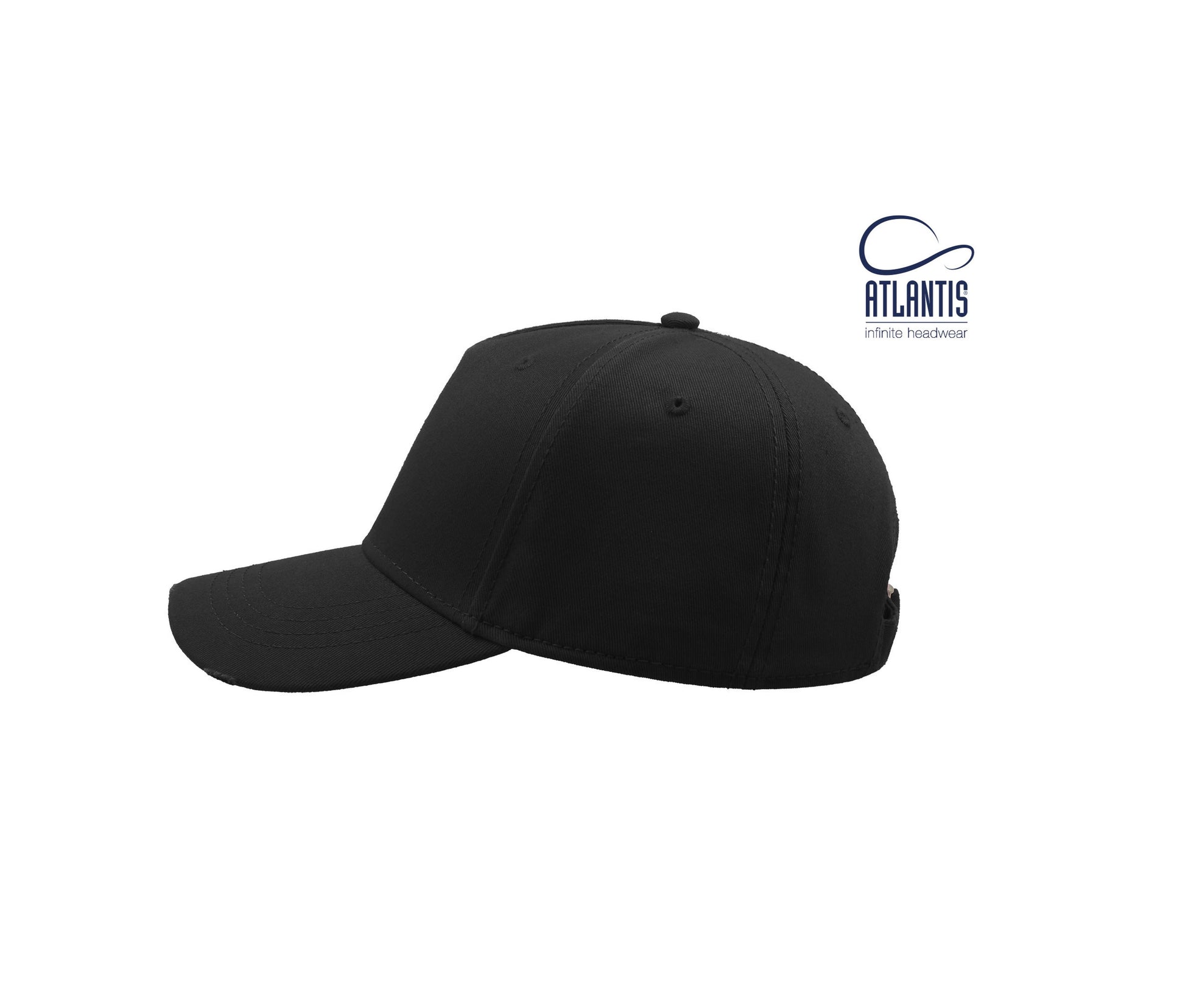 Casquette 5 Pans Style Vintage - Black