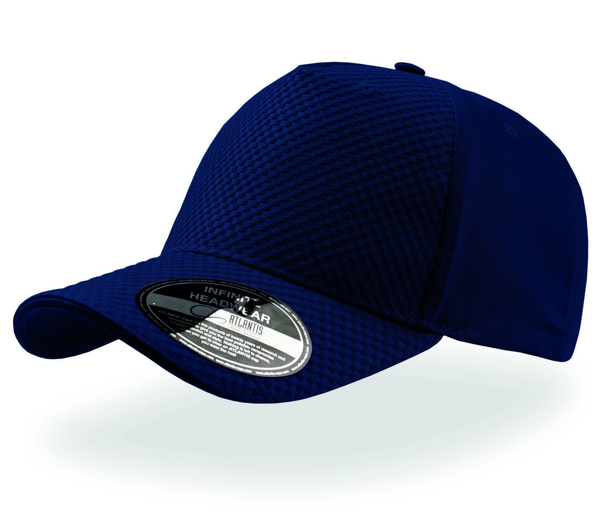 Casquette 5 Pans Effet Nid D'abeille - Navy