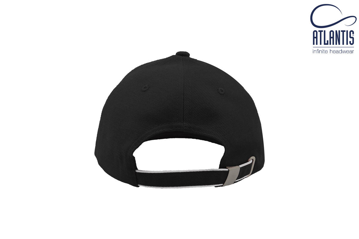 Casquette 6 Pans Contrastée - Black