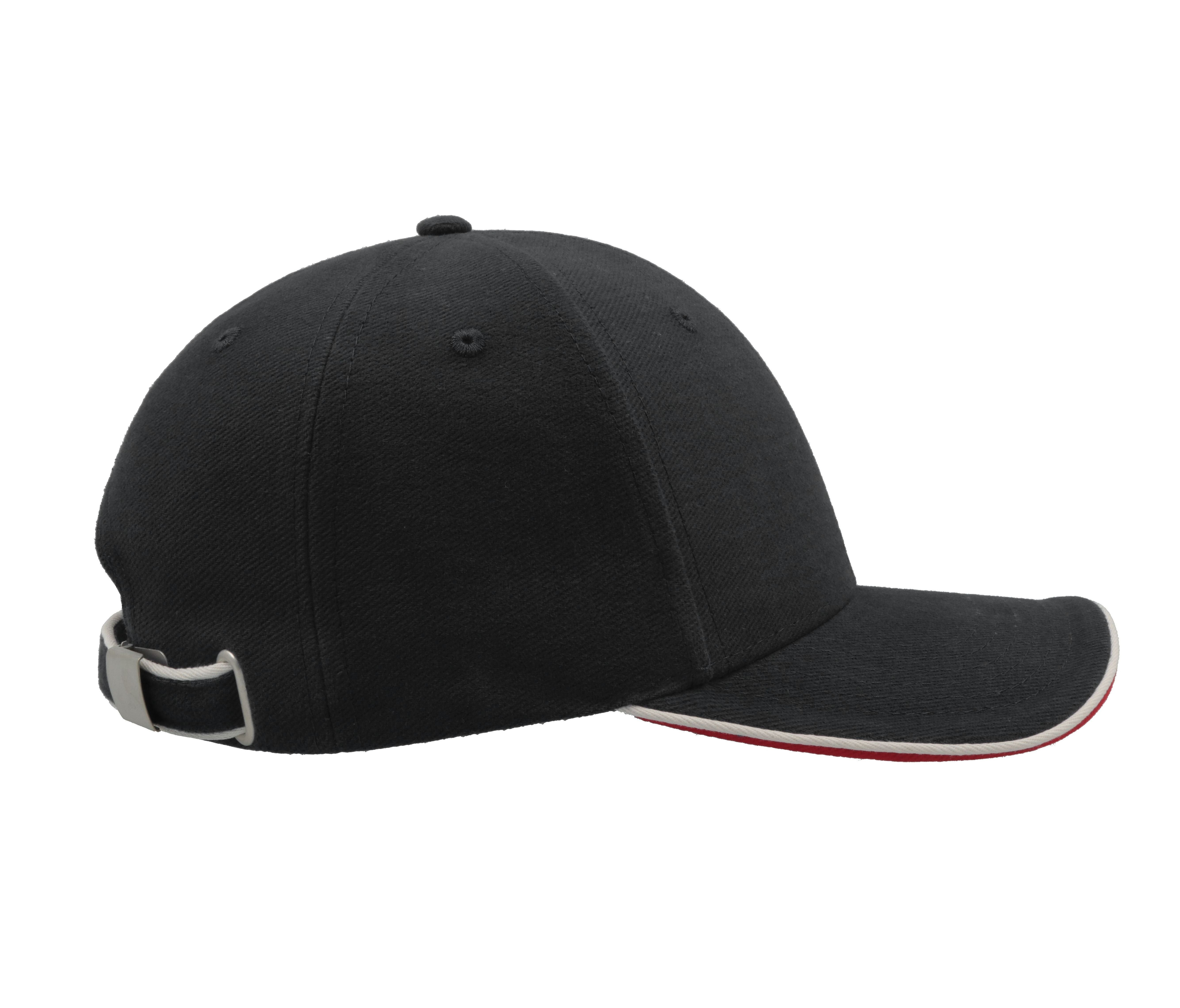 Casquette 6 Pans Contrastée - Navy/white